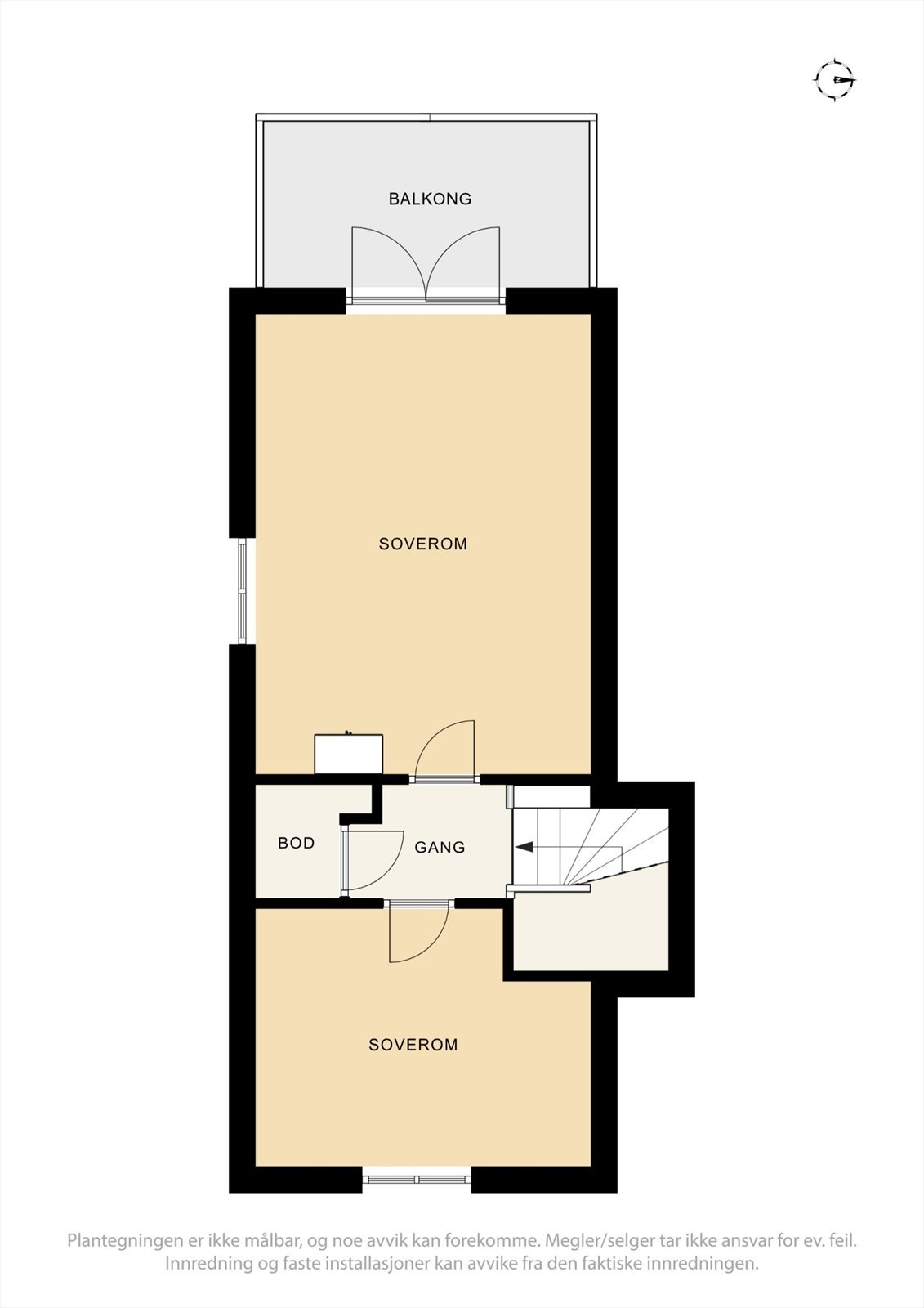 Plantegning 2.etasje Galleribilde