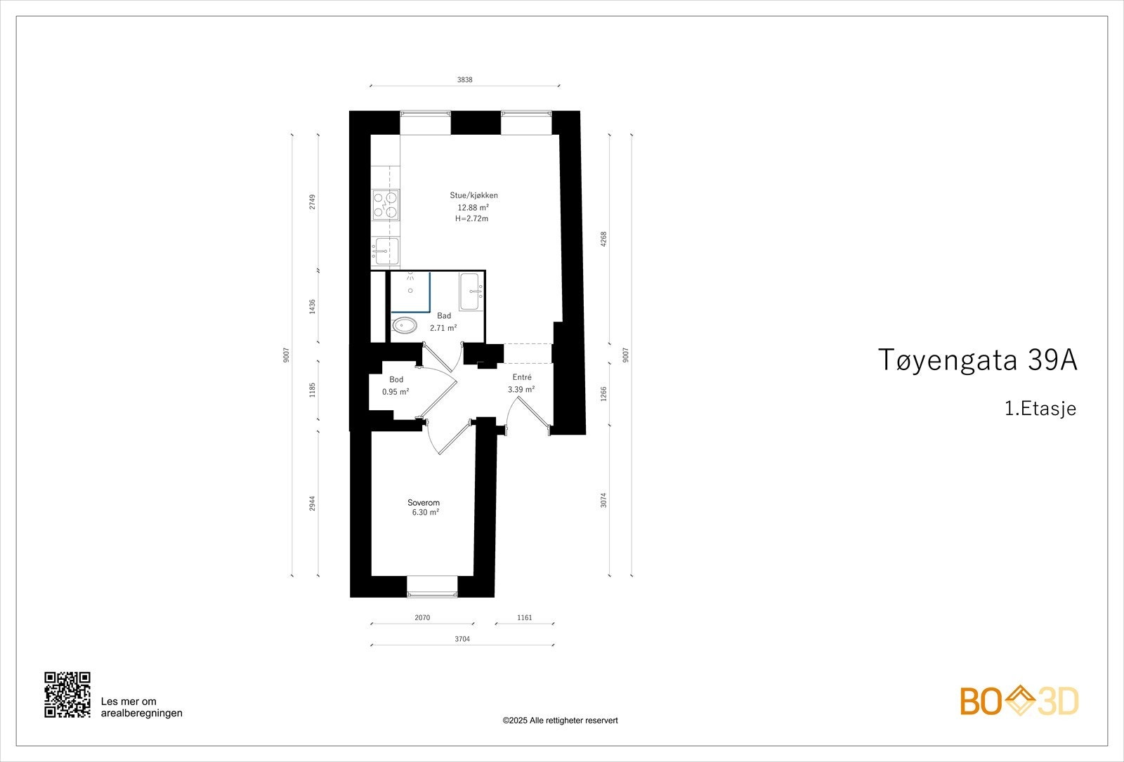 Planskisse. Galleribilde