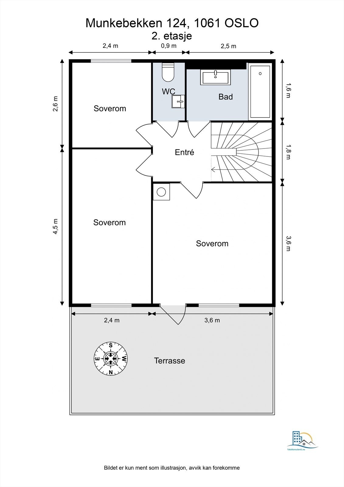 Plantegning - 2. etasje. Galleribilde