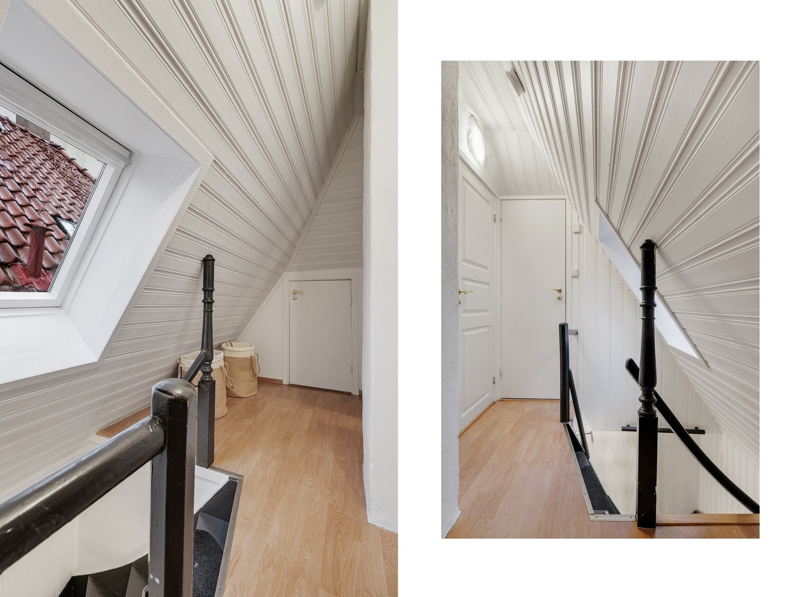 Mellomgangen har ett kott i hver ende med gode lagringsmuligheter. Galleribilde