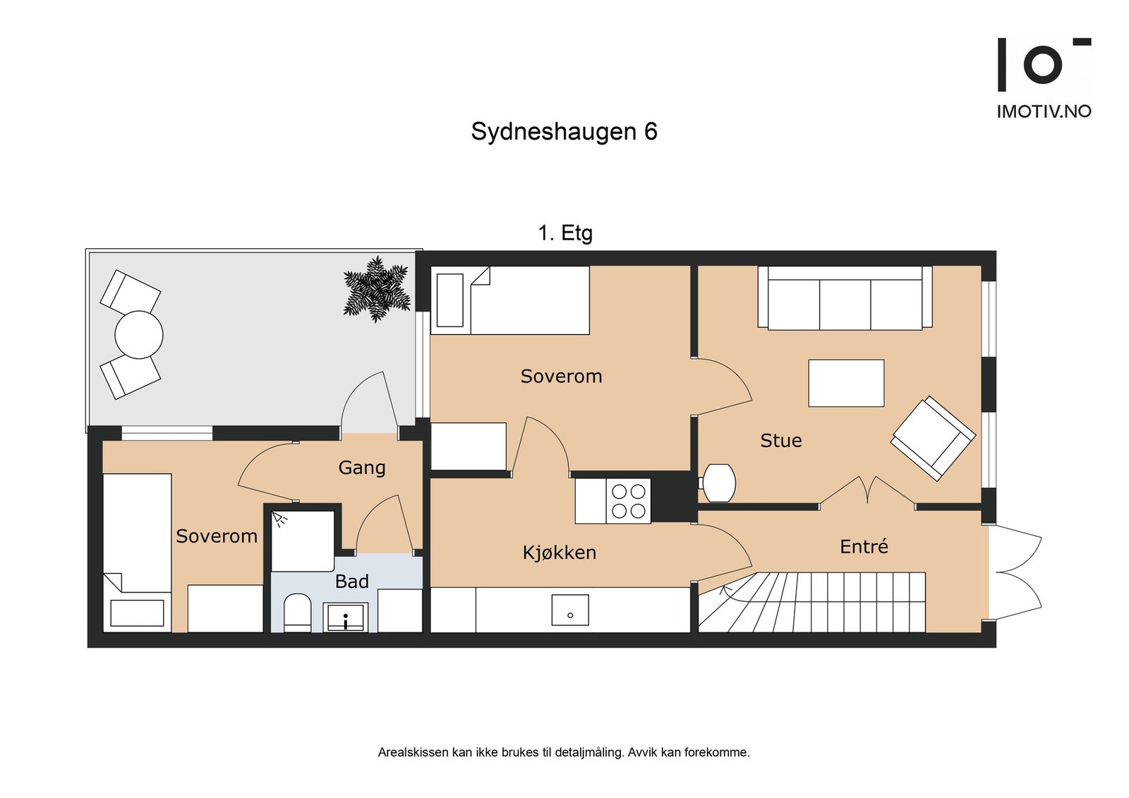 Plantegning 1. etg. Galleribilde