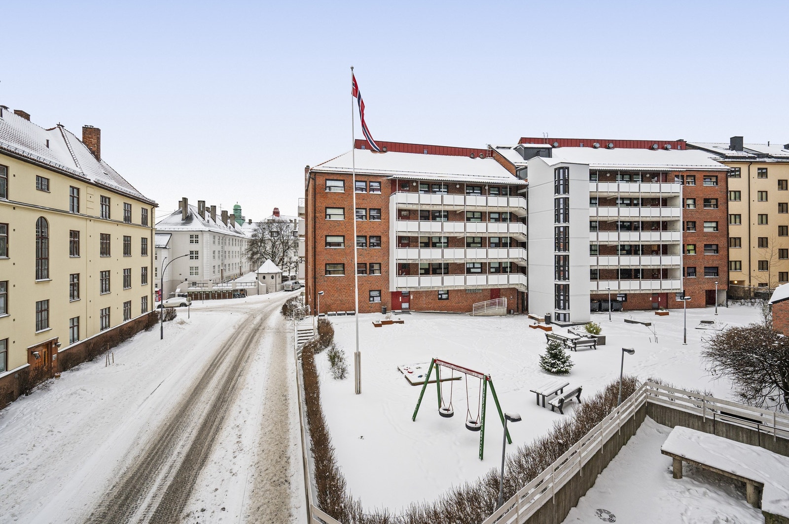 Sameiet har hyggelige fellesområder som kan benyttes av beboerne. Galleribilde