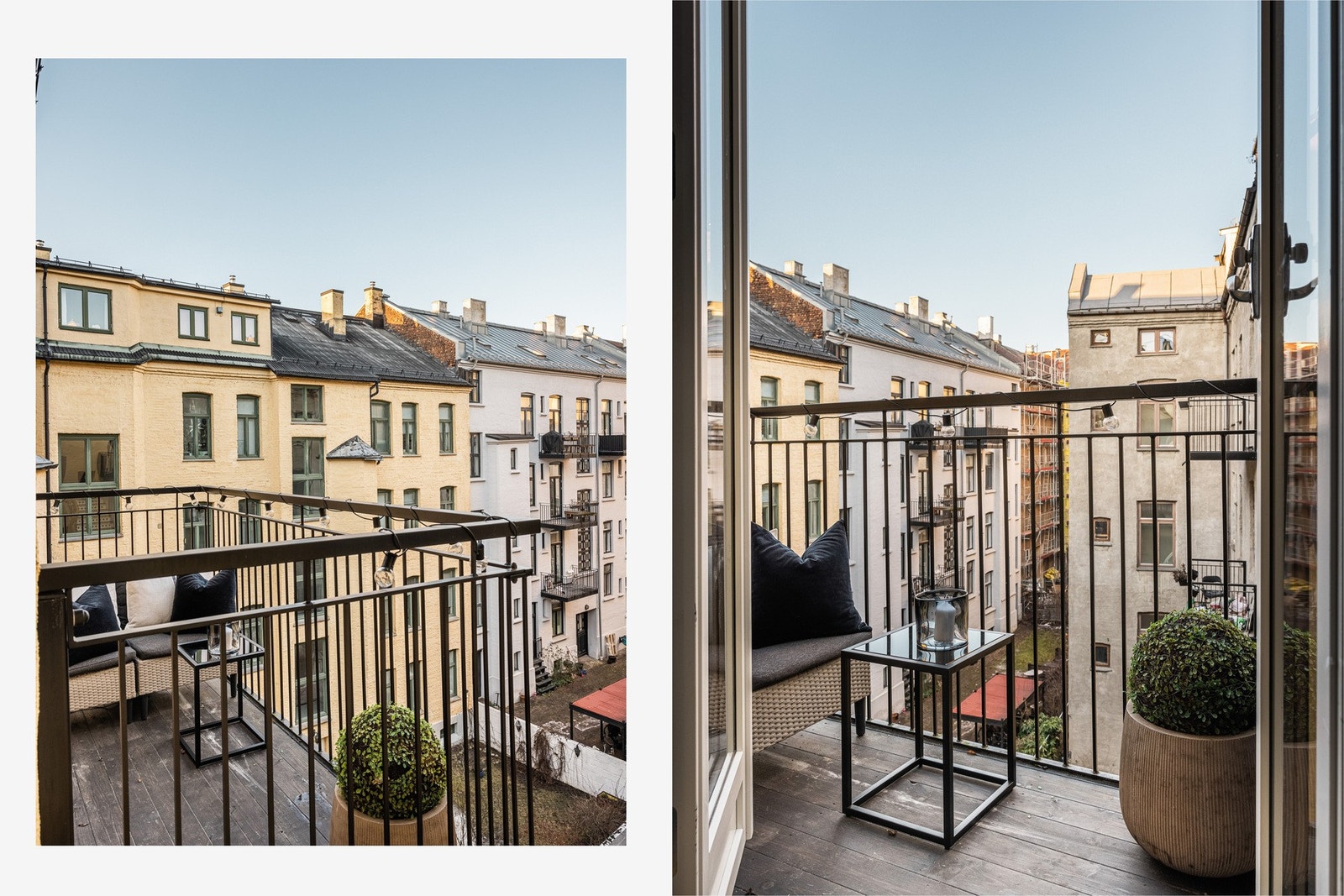 Balkong på ca. 3,5 kvm. Galleribilde