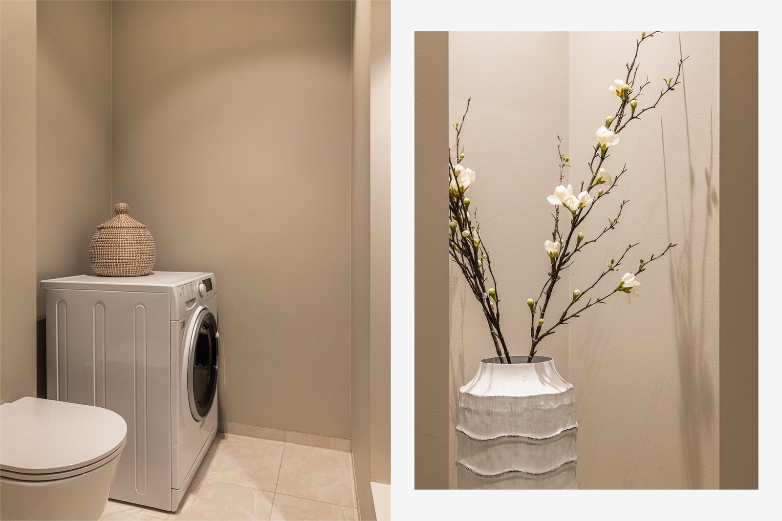 Egen vaskenisje på baderom. Galleribilde