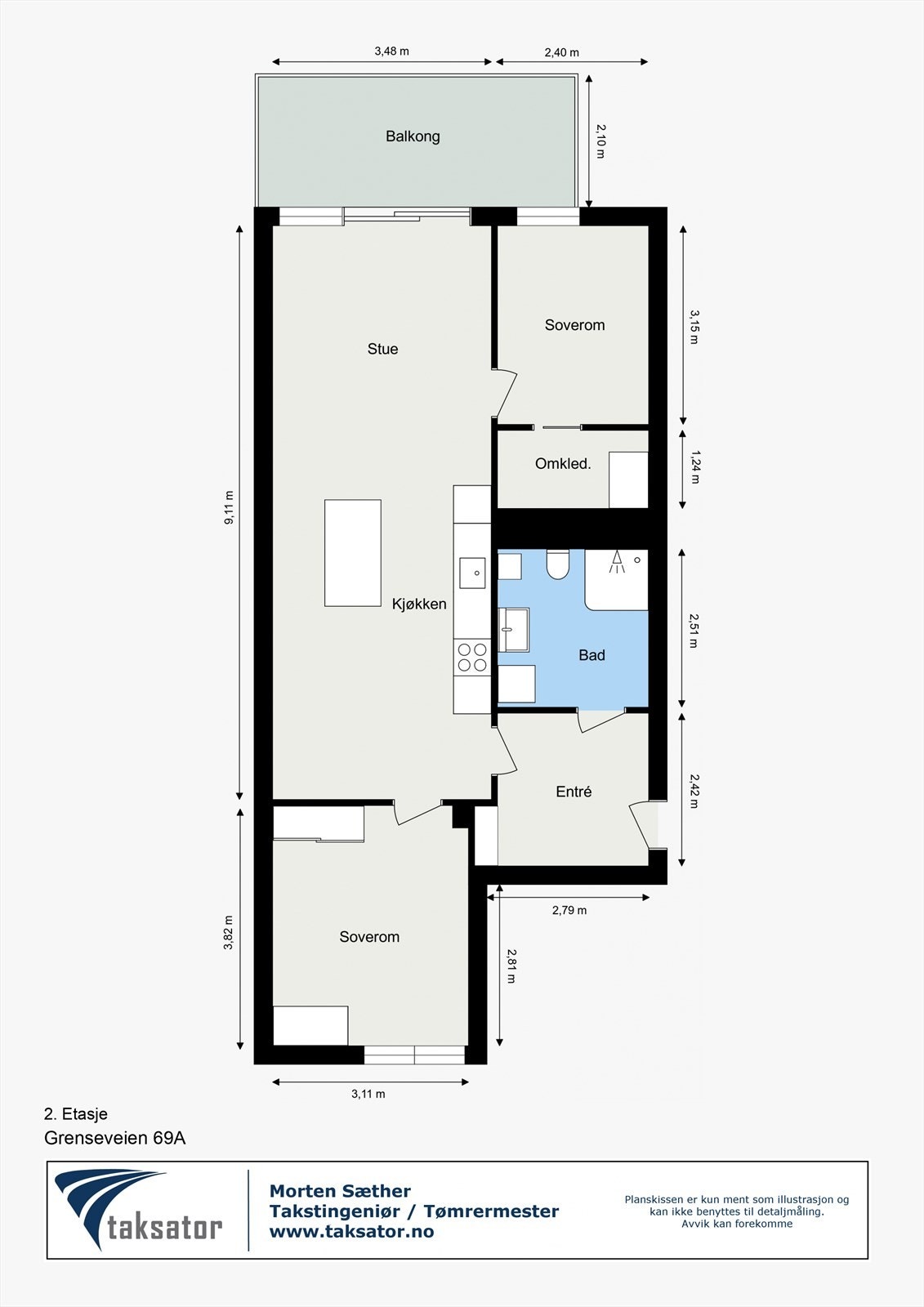 Plantegning. Galleribilde