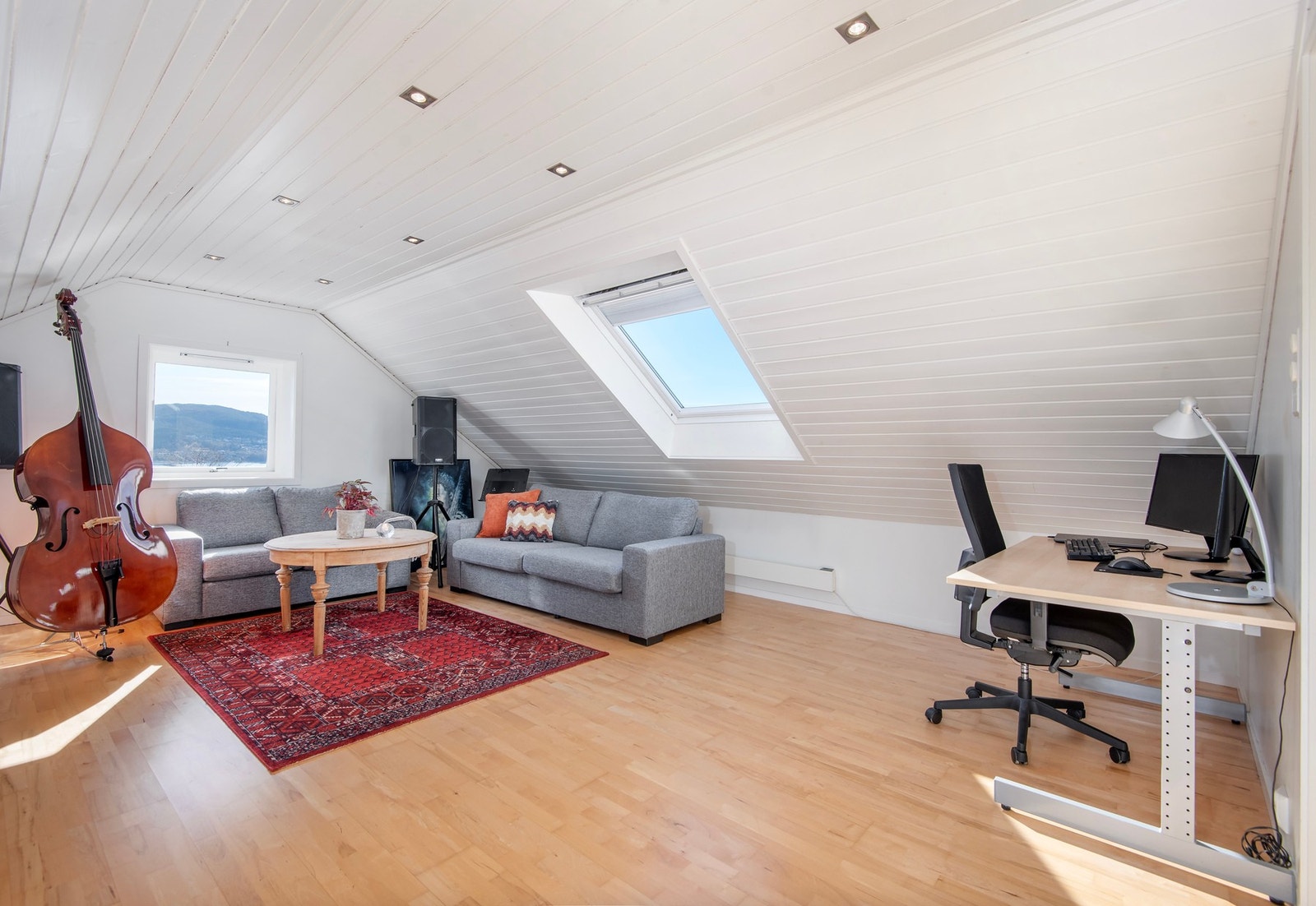 Her ligger alt til rette for underholdning, filmkvelder og lek. Galleribilde