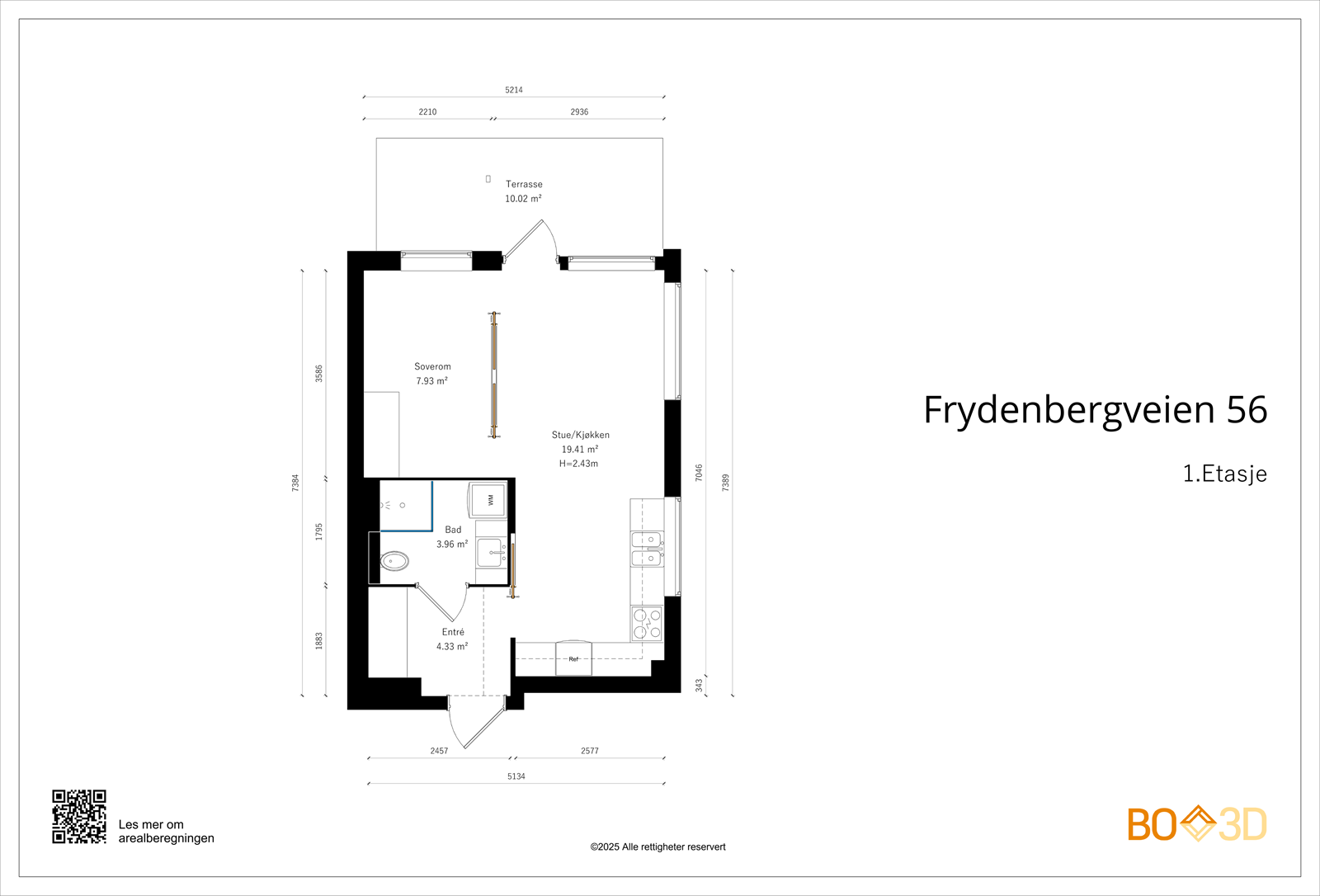 Plantegning Galleribilde