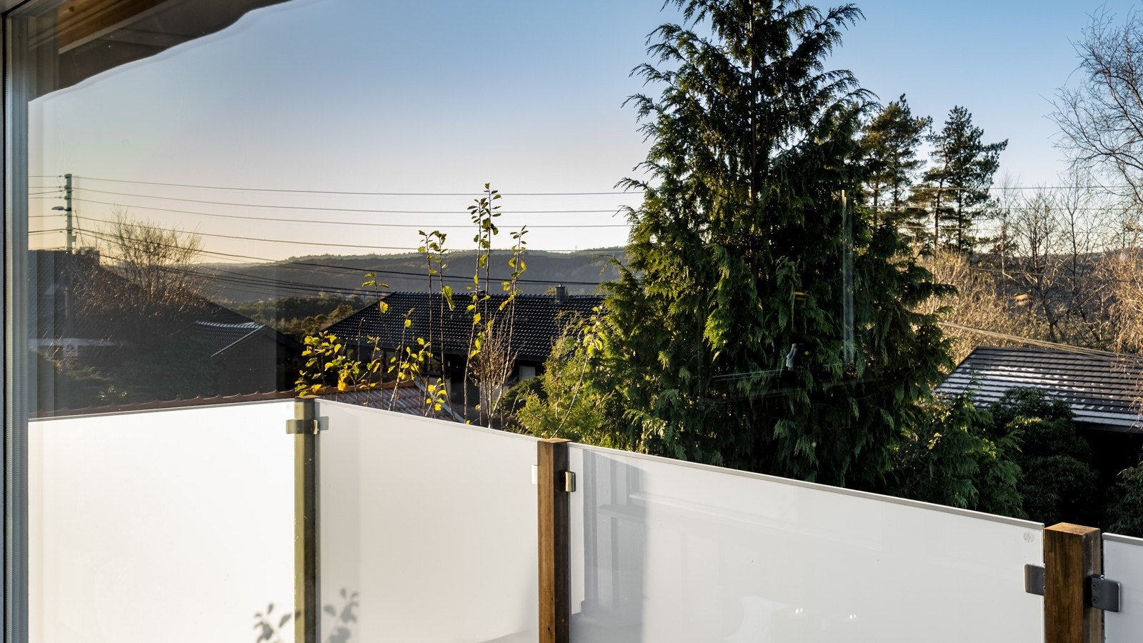 Flott utsikt fra veranda Galleribilde