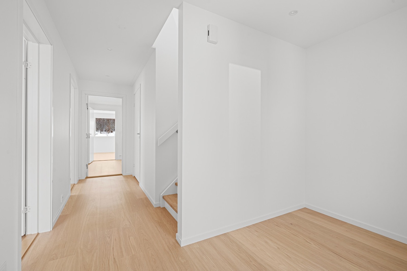 Romslig gang. Galleribilde