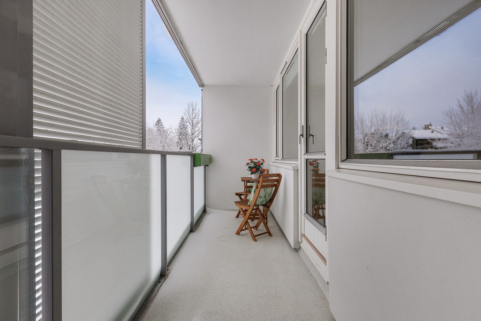 Balkong på ca 6 m² Galleribilde