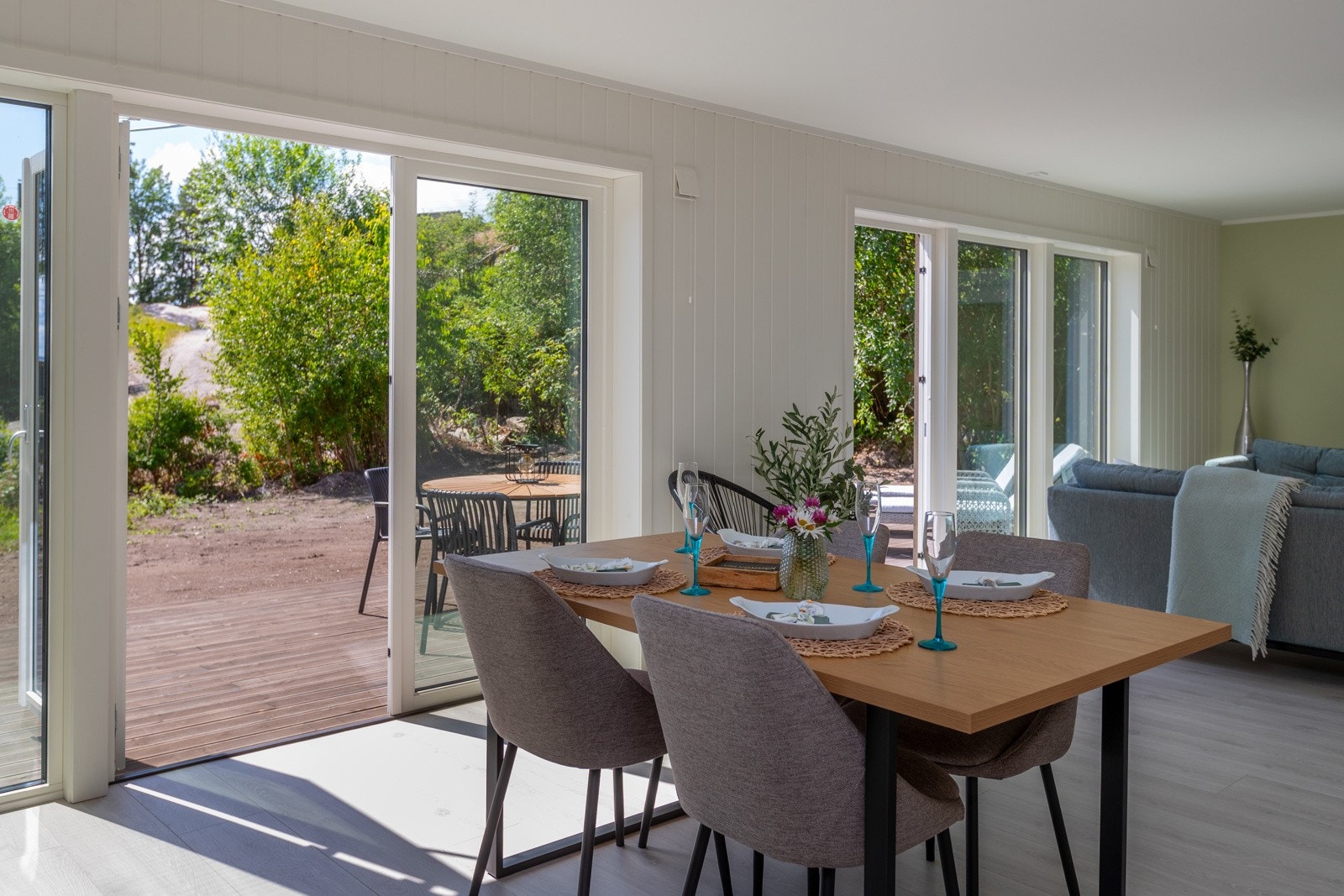 Utgang direkte til markterrasse Galleribilde