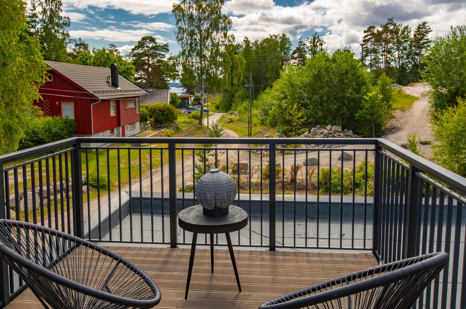 Takterrassen gir ekstra tilgang til sol, lys & utsikt Galleribilde