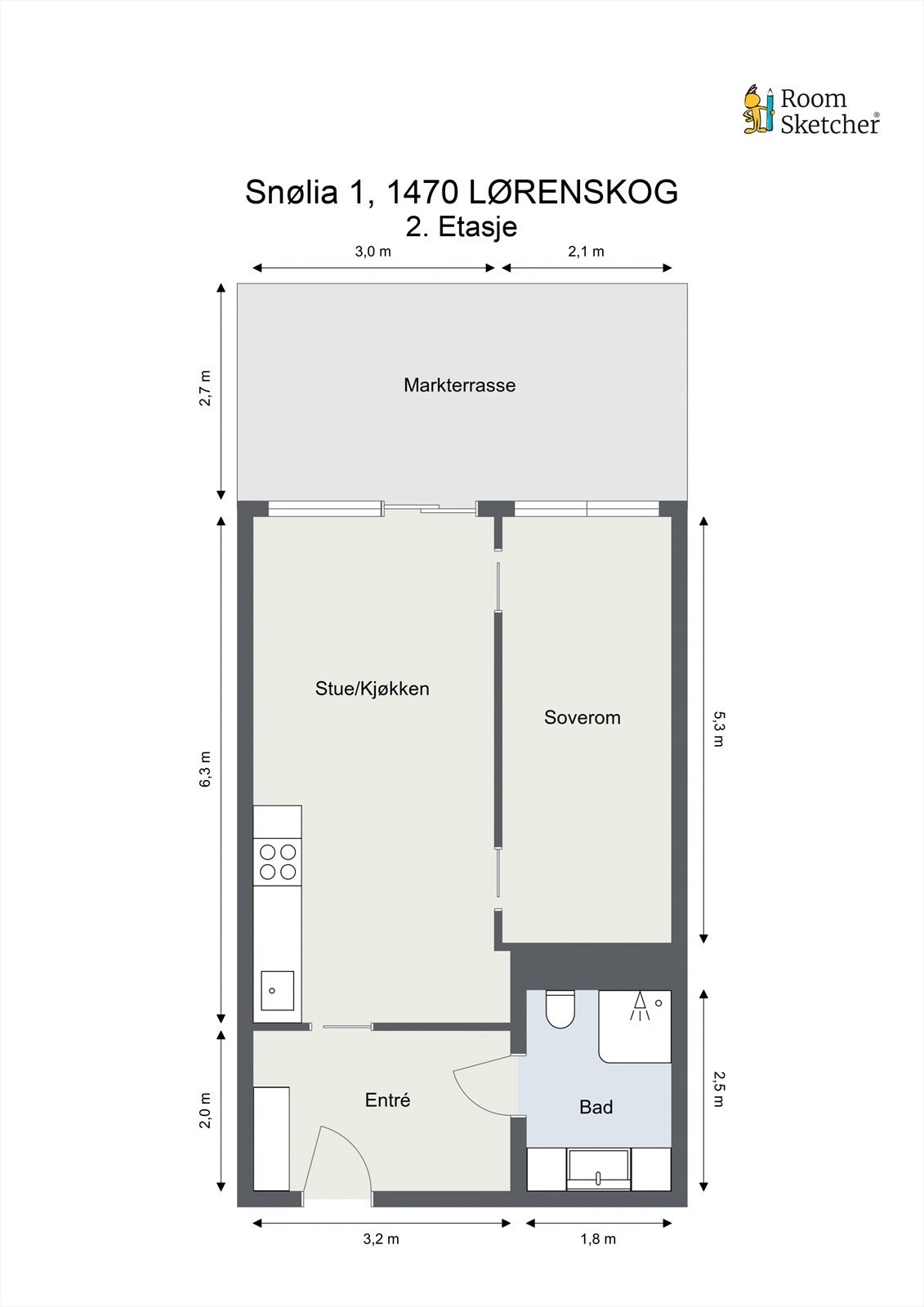 Plantegning. Galleribilde