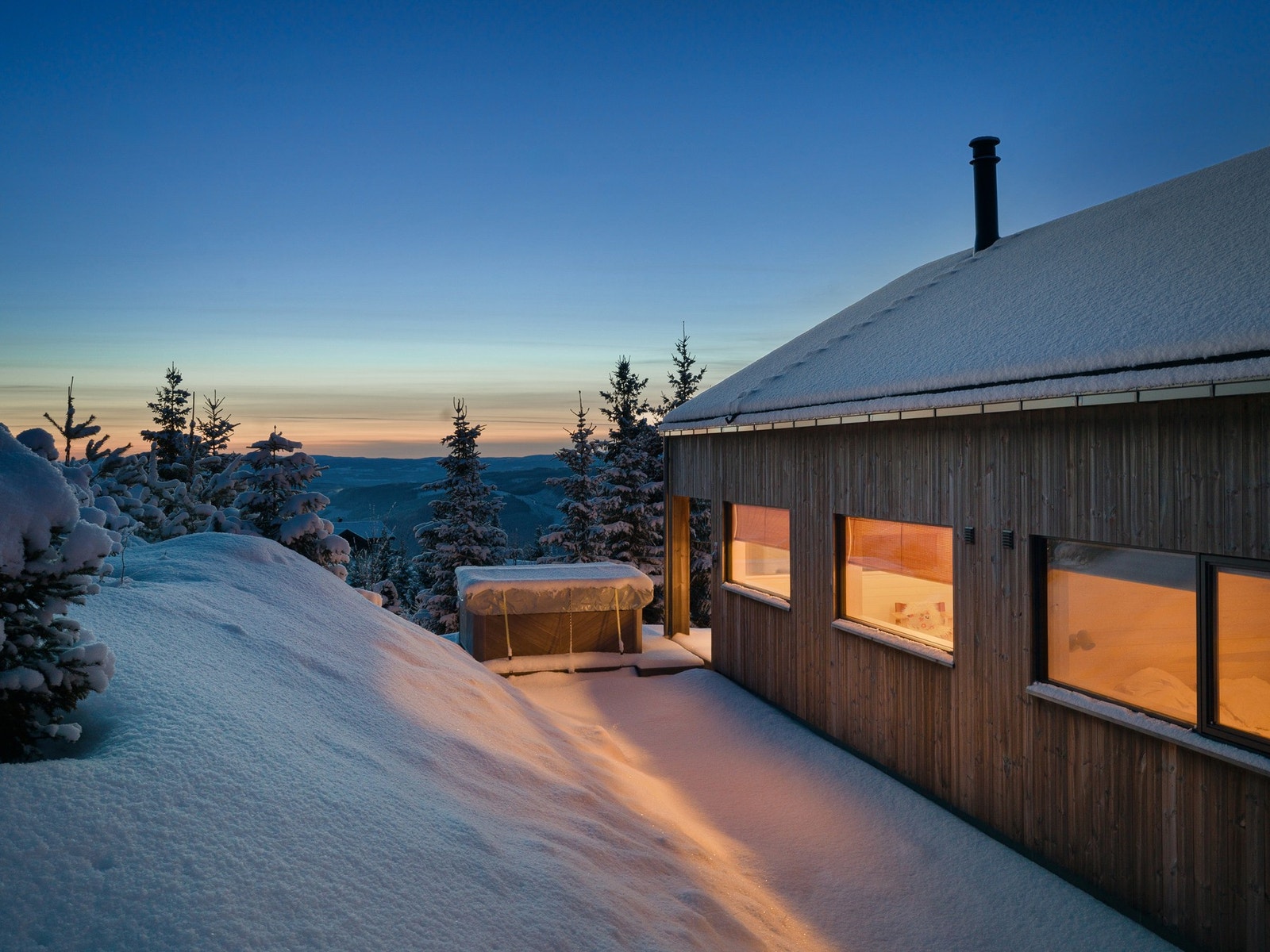 Her finner du stillhet - ingen støy fra hovedveier, snøkanoner eller skiheiser. Galleribilde