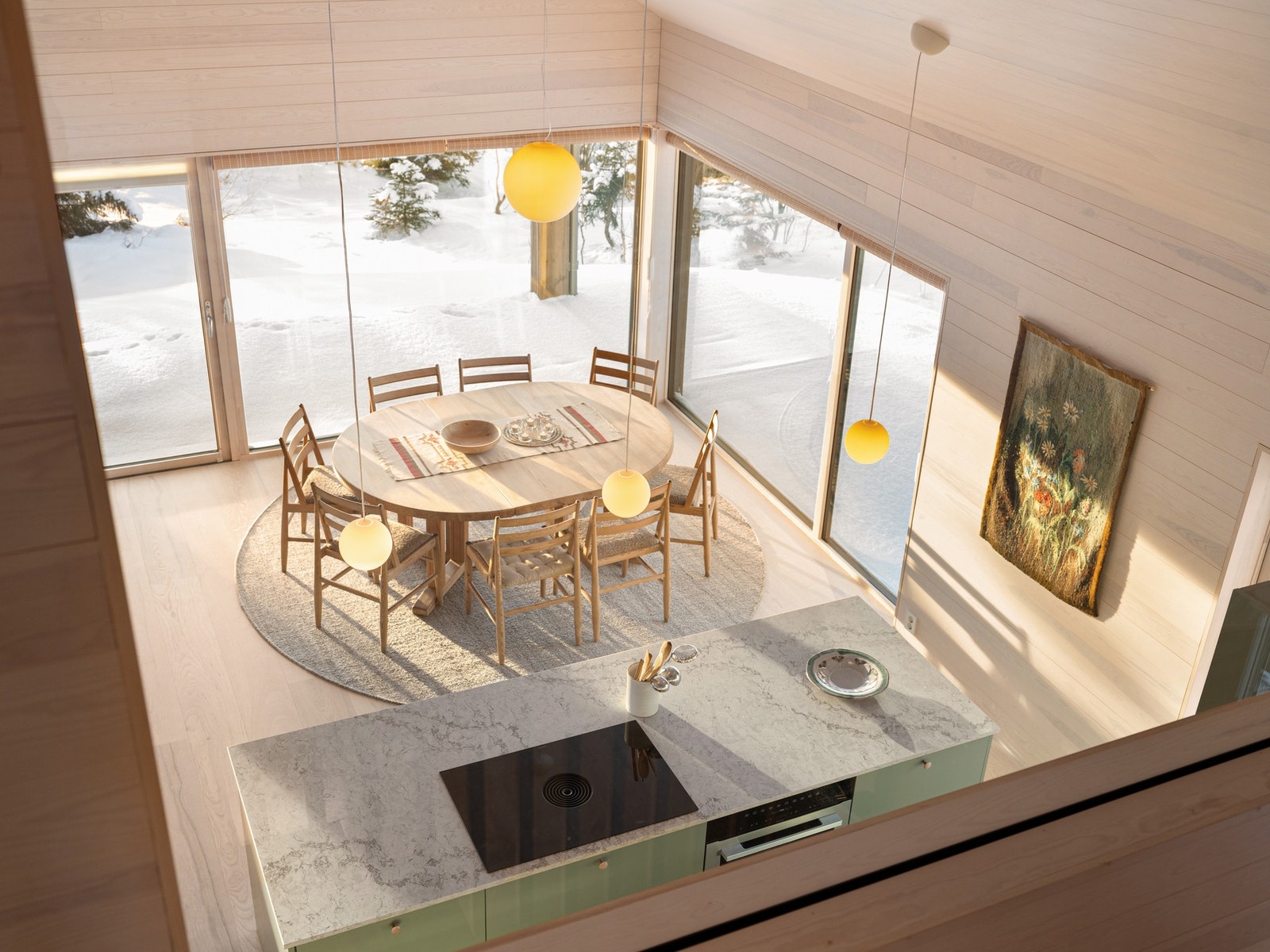 Bilde er tatt fra stue i 2. etasje. Galleribilde