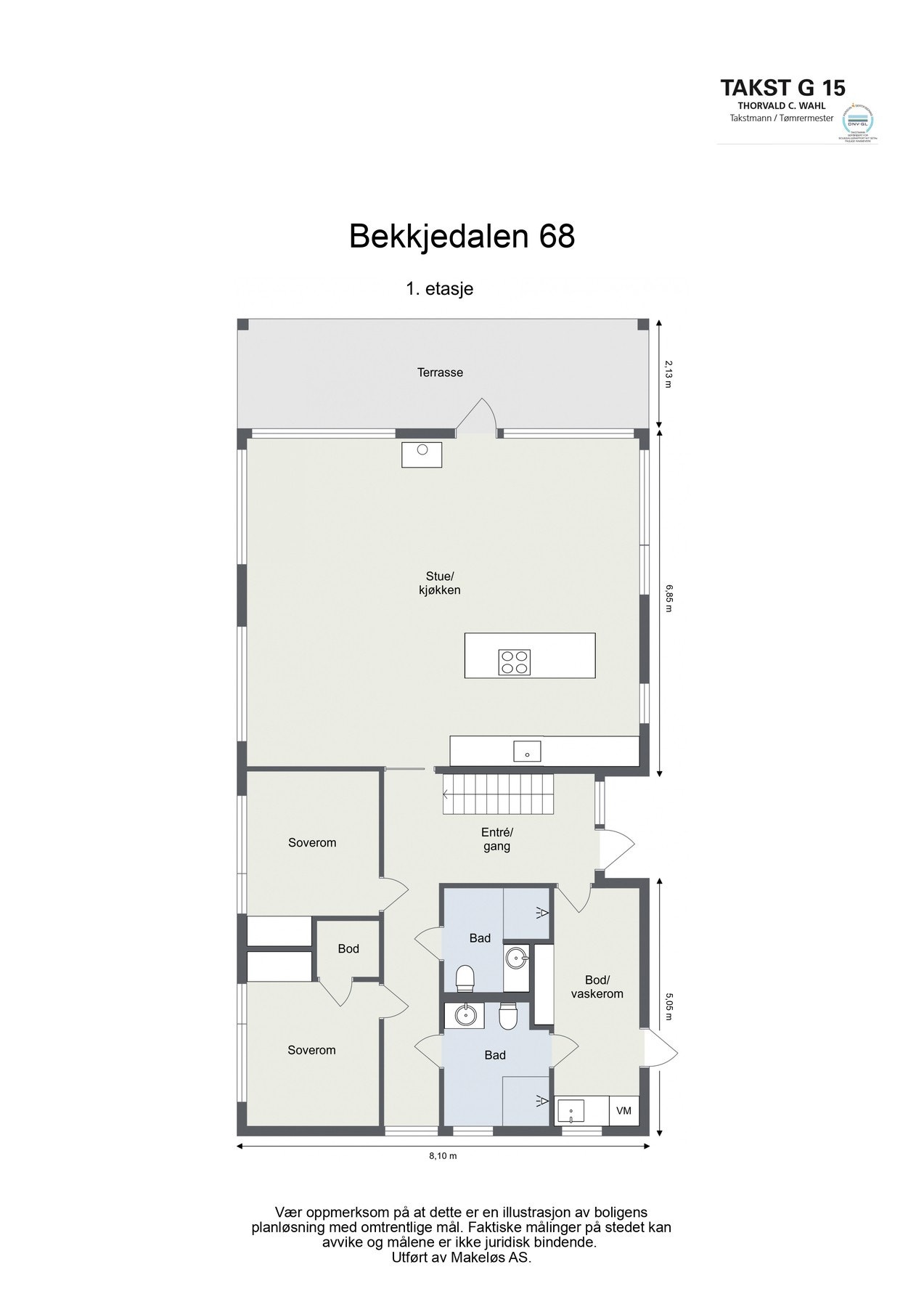 1. etasje i hytta. Galleribilde