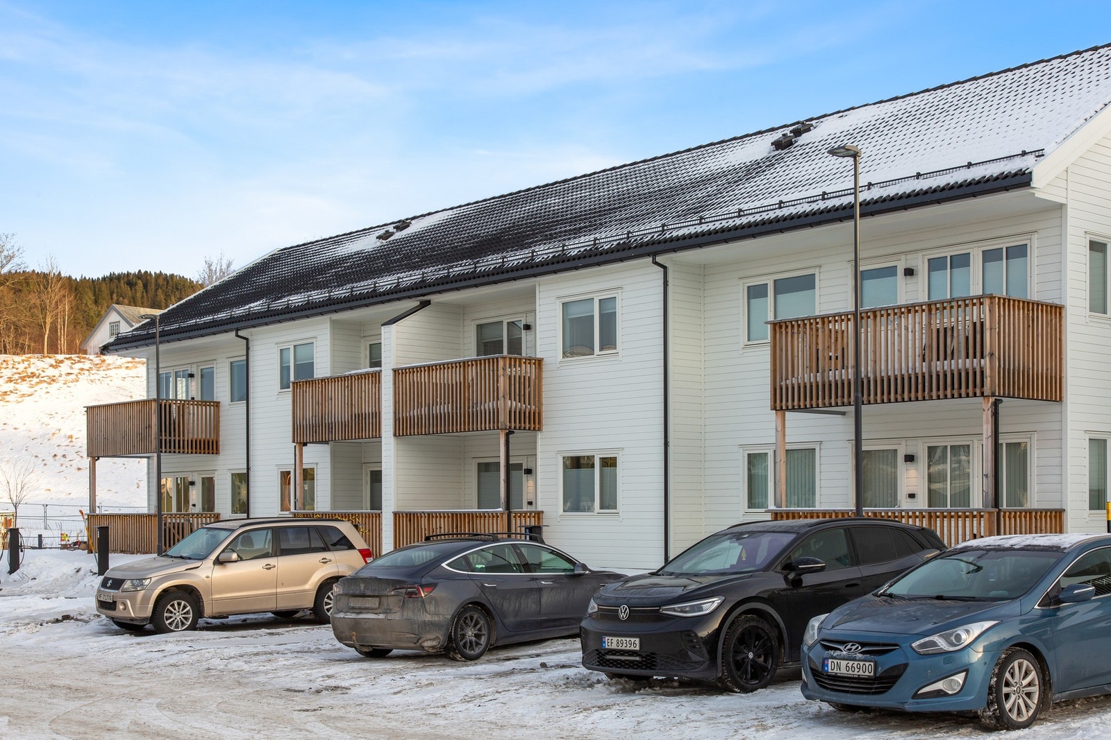 Leiligheten ligger i byggets 2 etasje. Galleribilde