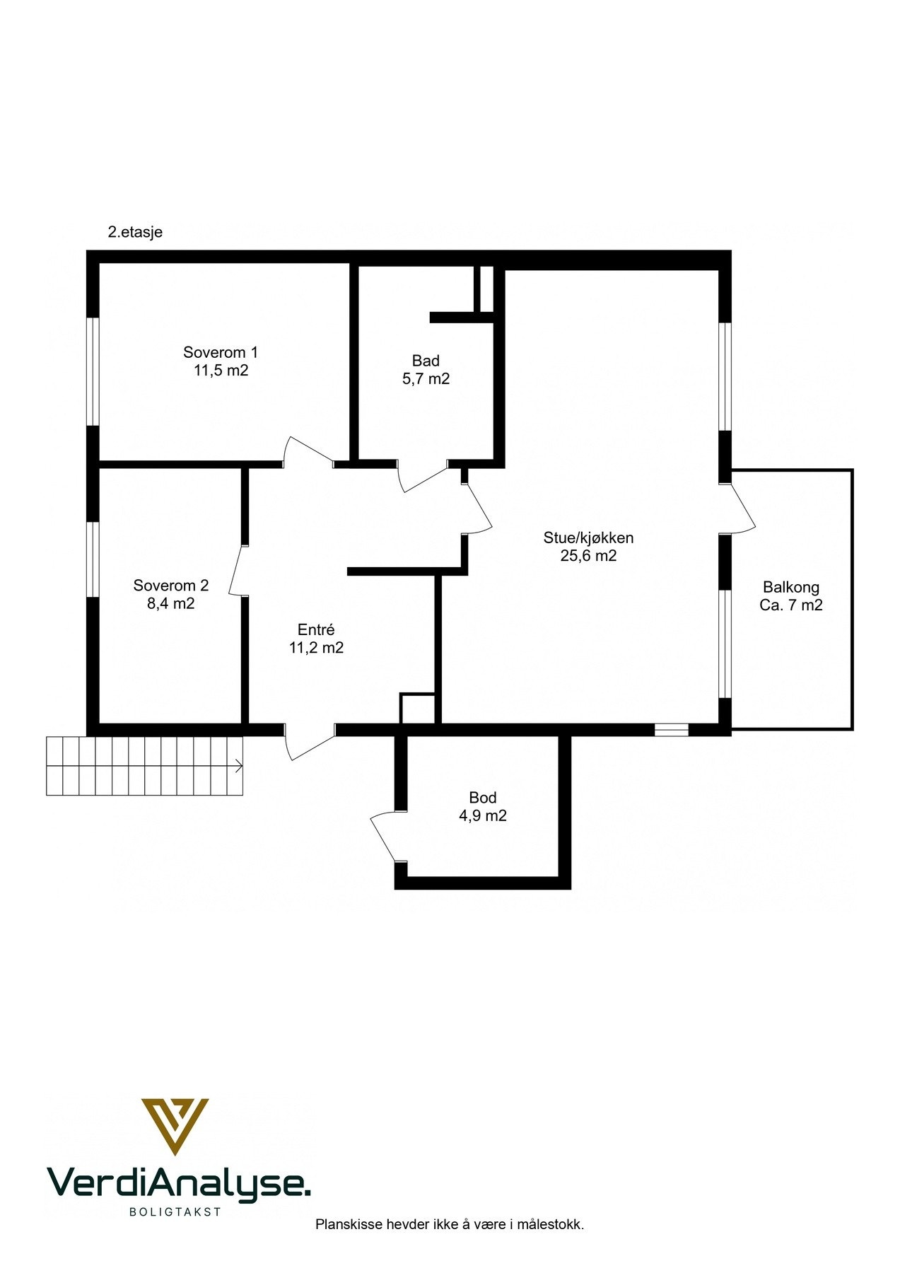 Planskisse. Galleribilde