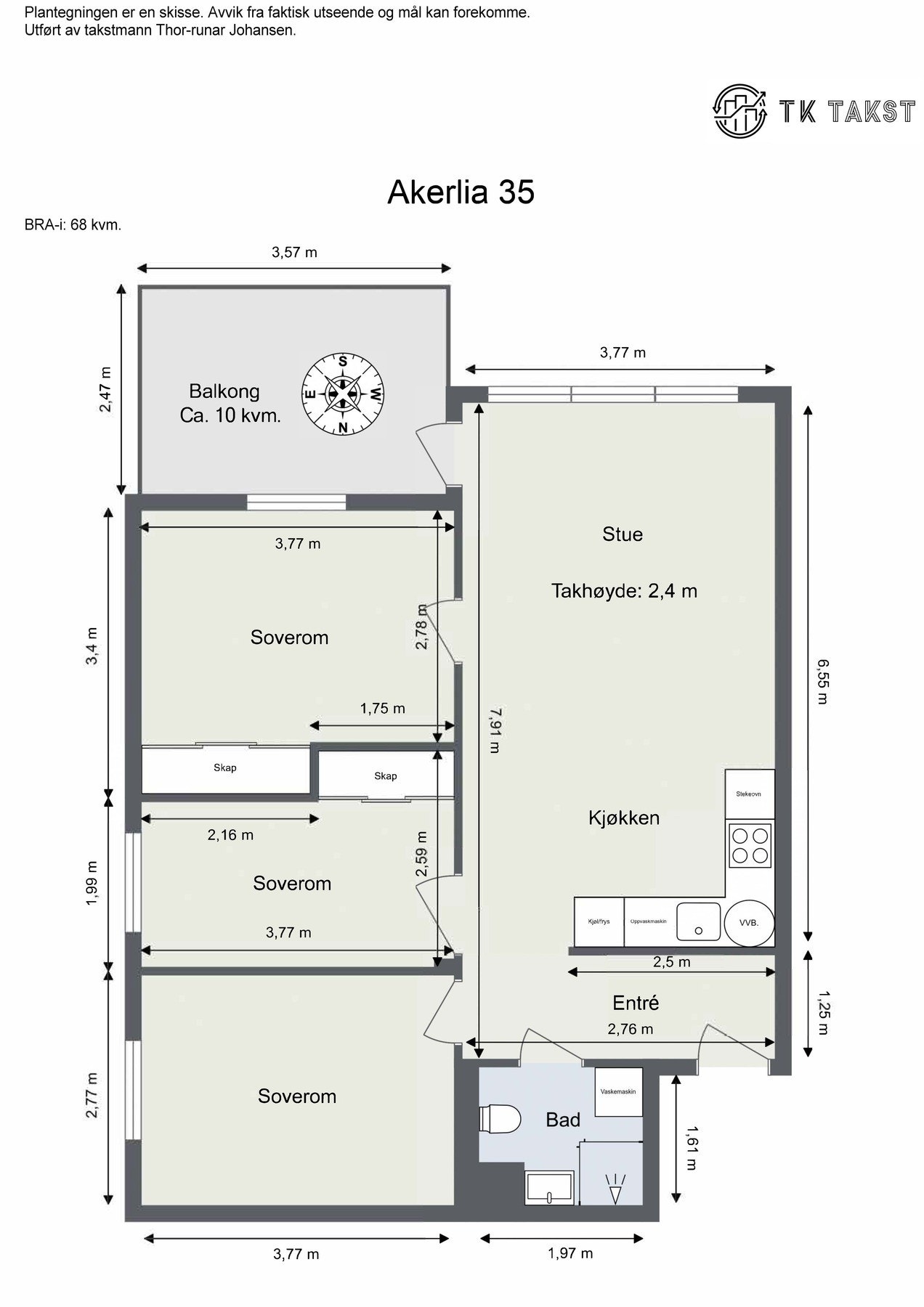 Plantegning Galleribilde