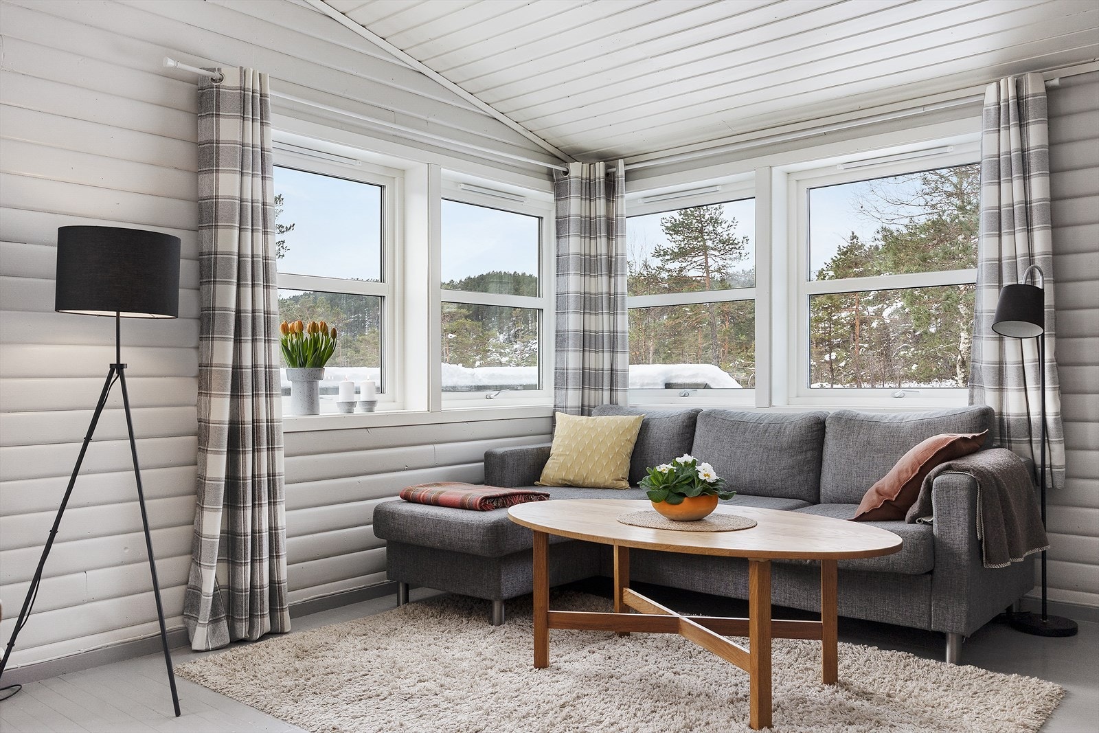 Koselig sofakrok. Galleribilde