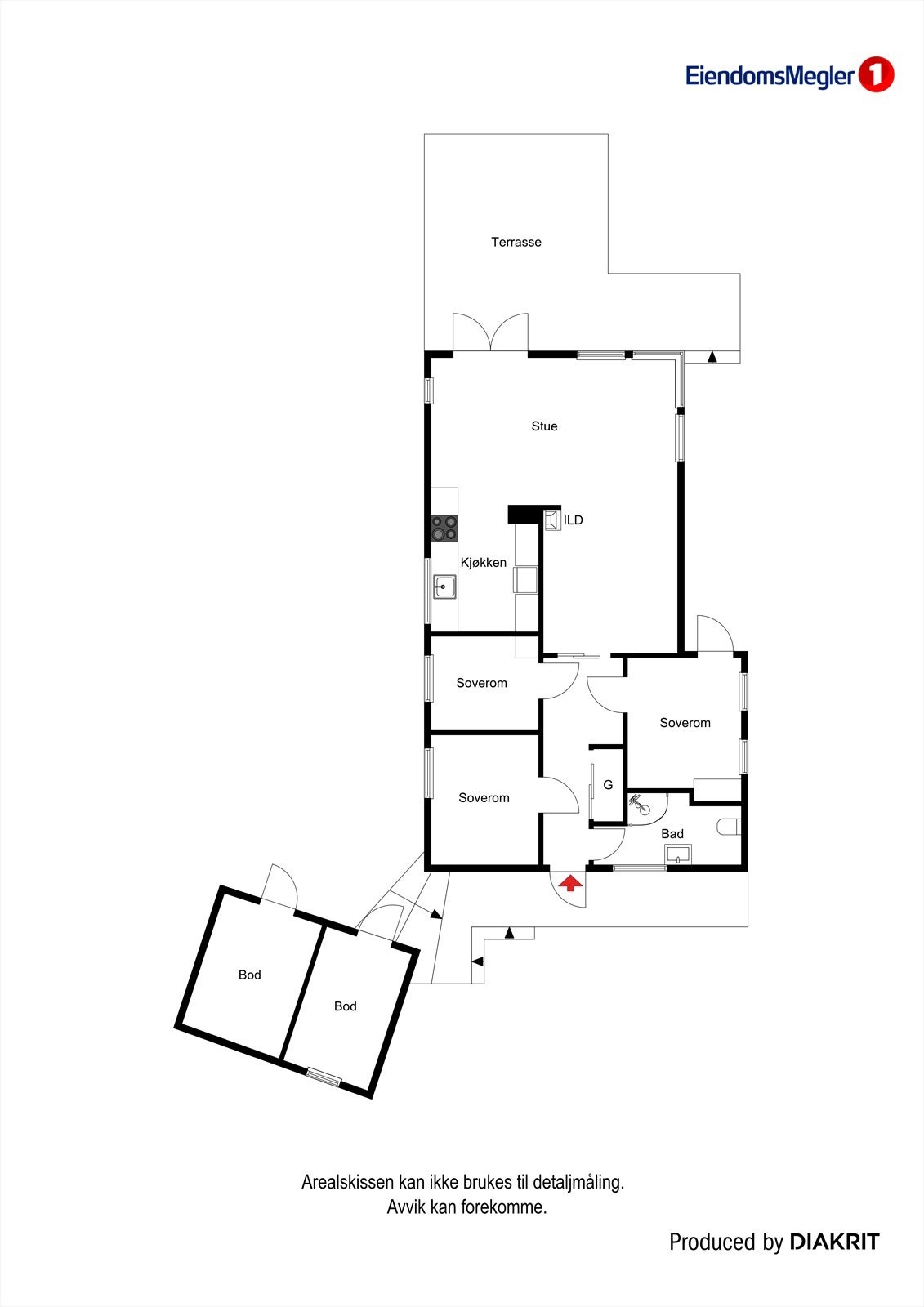 Plantegning Galleribilde