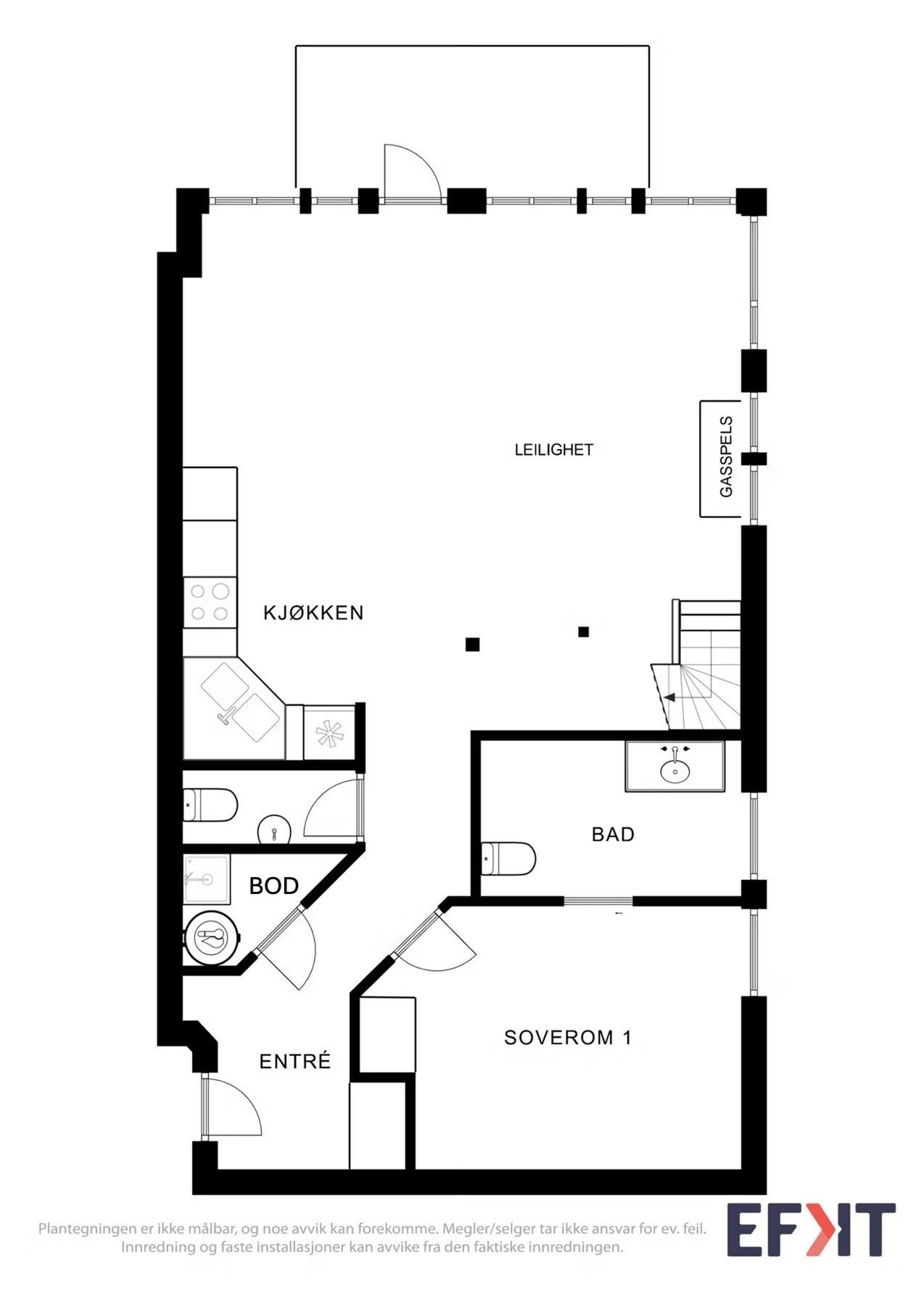 Plantegning 2.etasje. Galleribilde