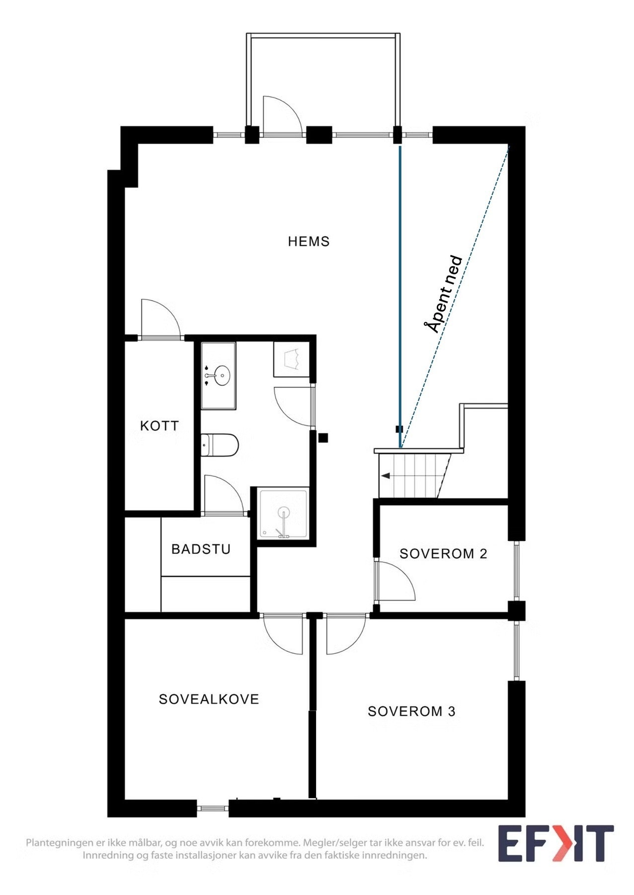 Plantegning 3.etasje. Galleribilde