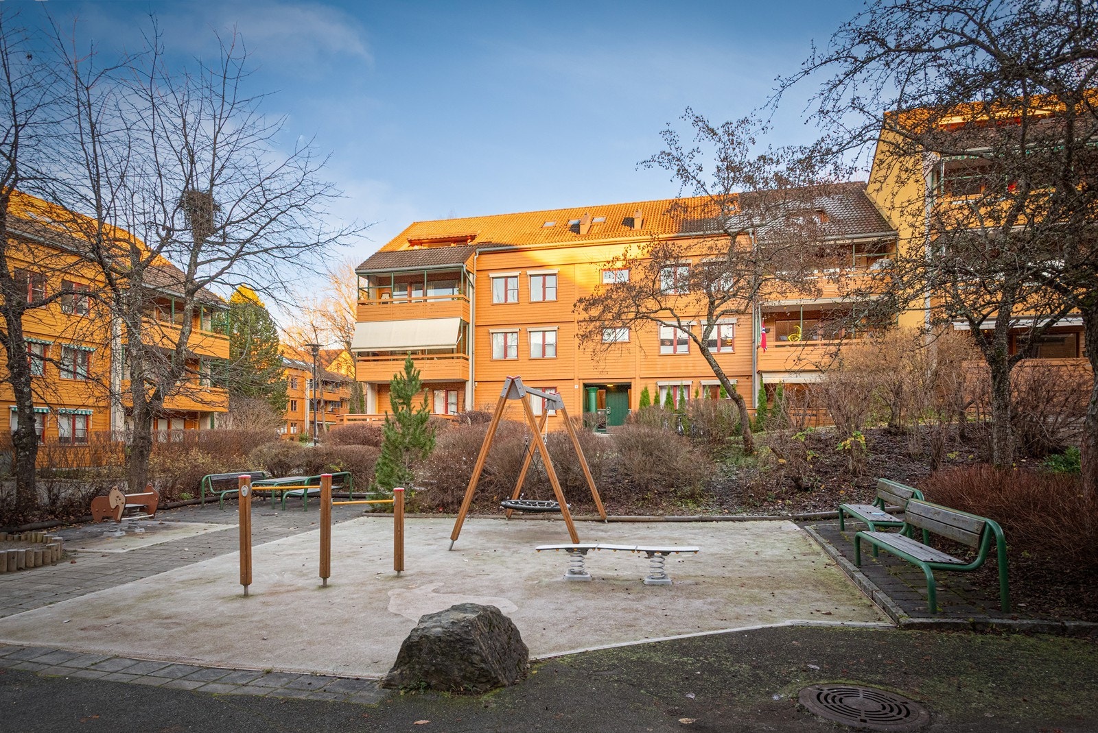 Sentralt, grønt og barnevennlig på Skøyen - et idyllisk bomiljø i Nedre Silkestrå Galleribilde
