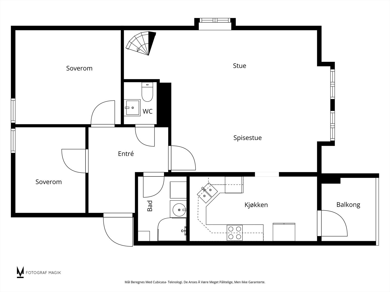 Plantegning Galleribilde