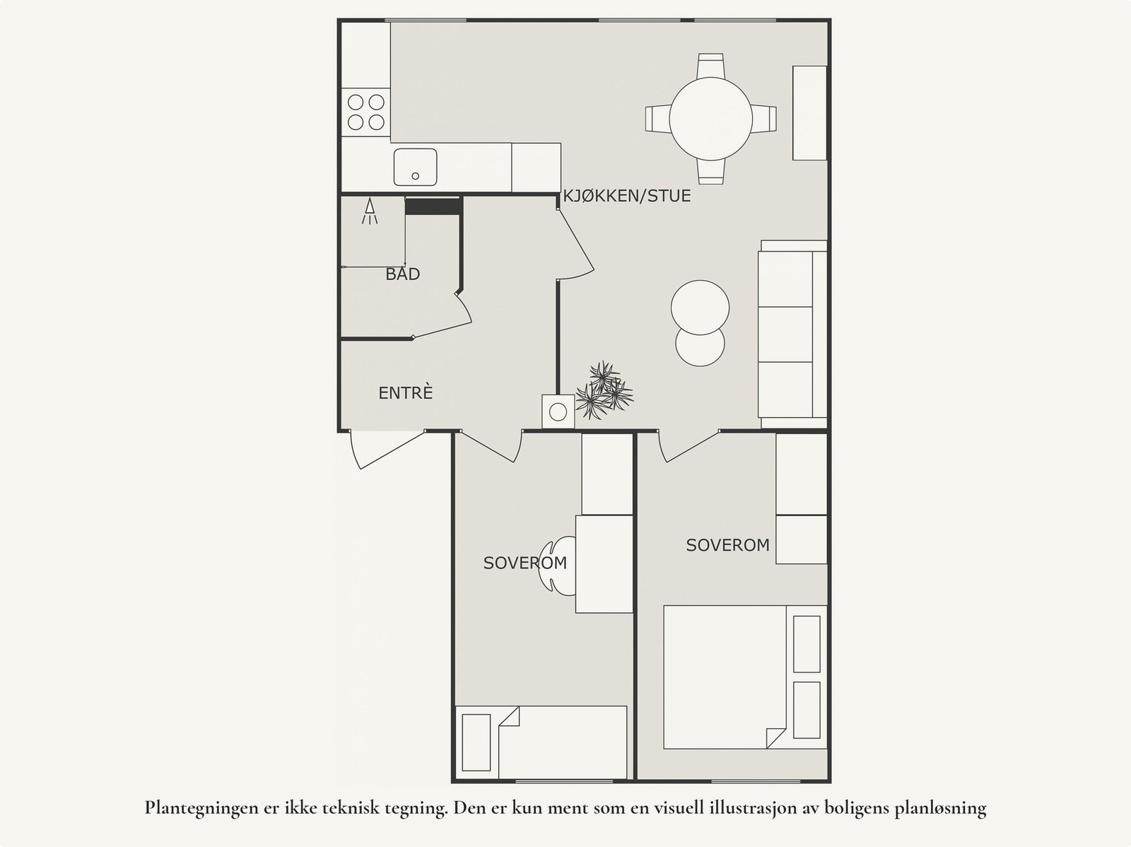 Plantegning. Galleribilde