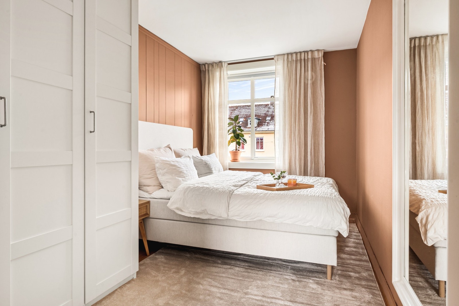 Flott hovedsoverom på 9,9 kvm. Galleribilde