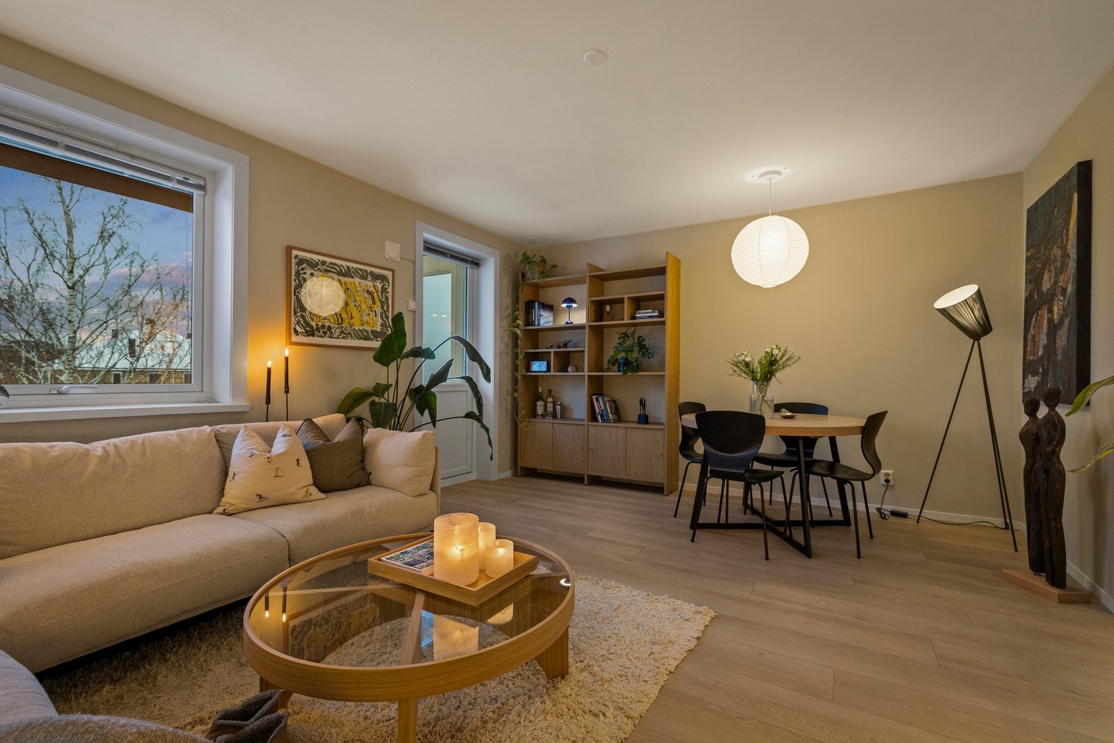 Det er mulighet for tilkobling til ildsted. Galleribilde