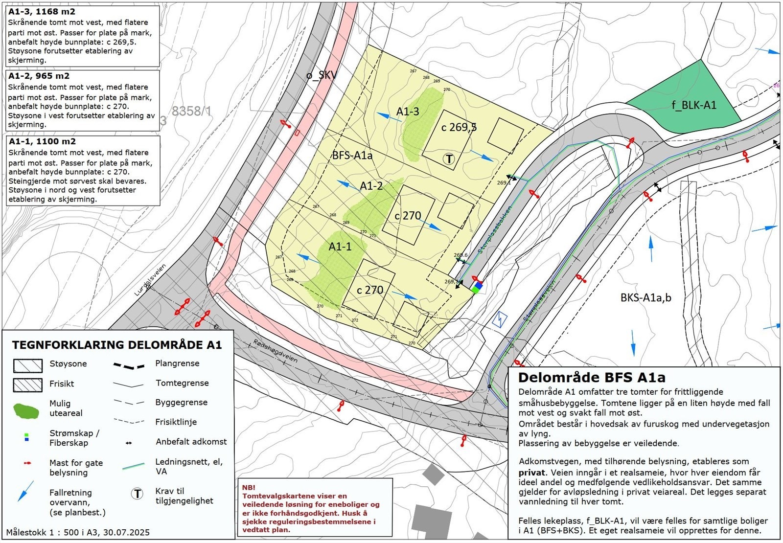 Tomtevalgskart A1. Galleribilde