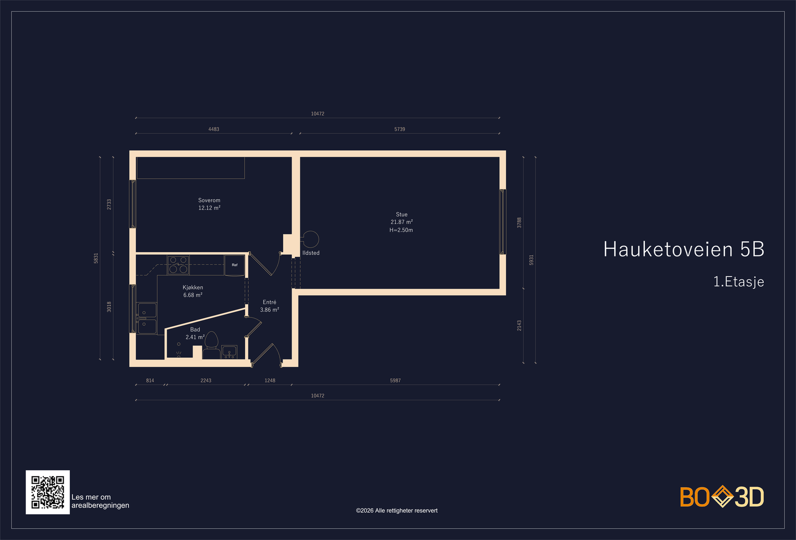 Planskisse Galleribilde