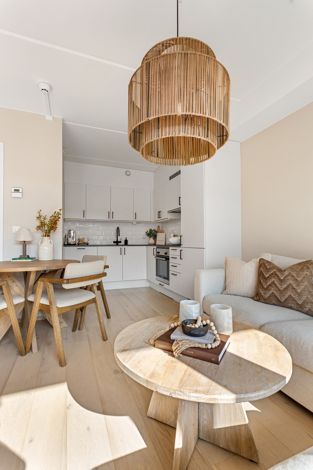 Vannbåren gulvvarme i stue, kjøkken og entré Galleribilde