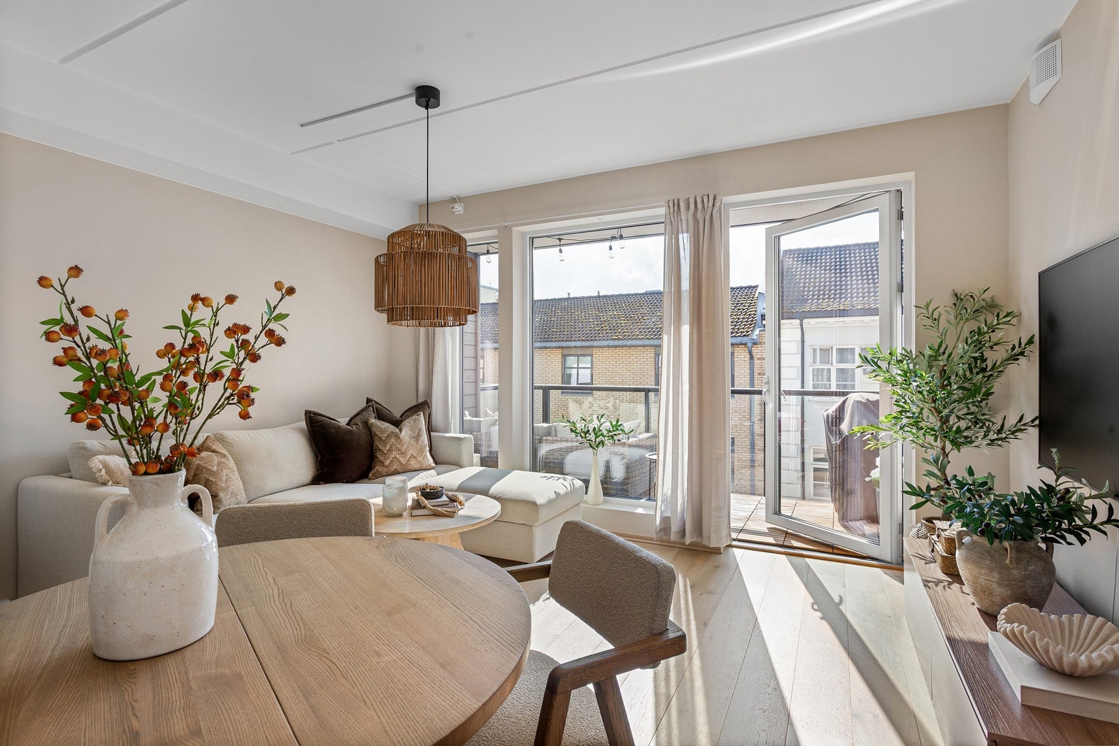 Blokka var nyoppført i 2023 og har gjenværende garanti fra utbygger Galleribilde