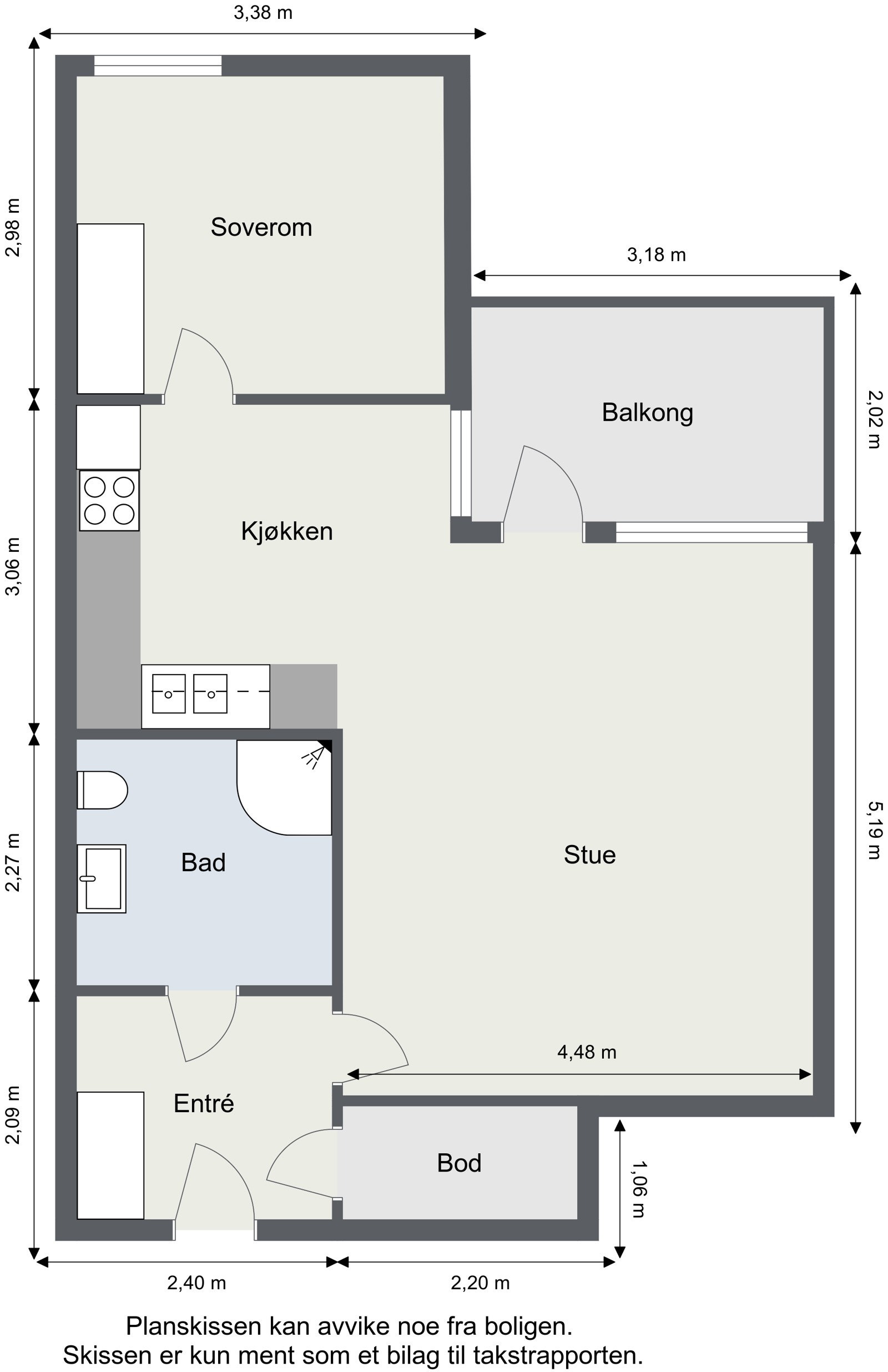 Plantegning Galleribilde