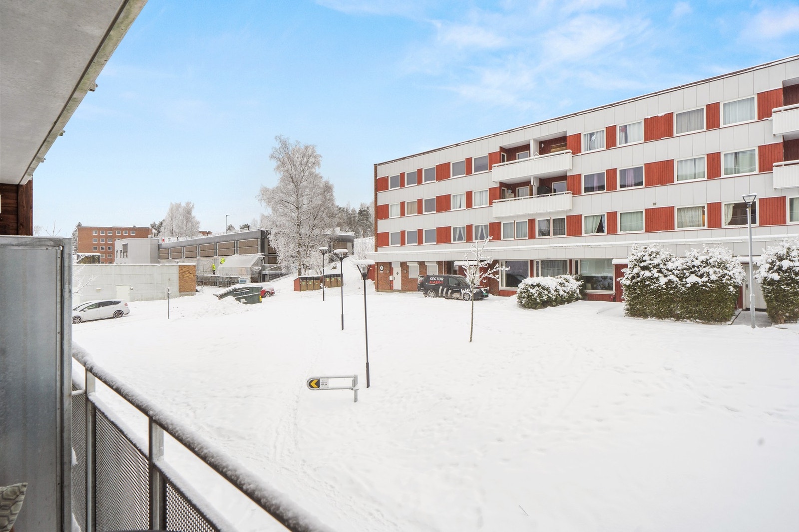 Utsikt fra balkongen. Galleribilde