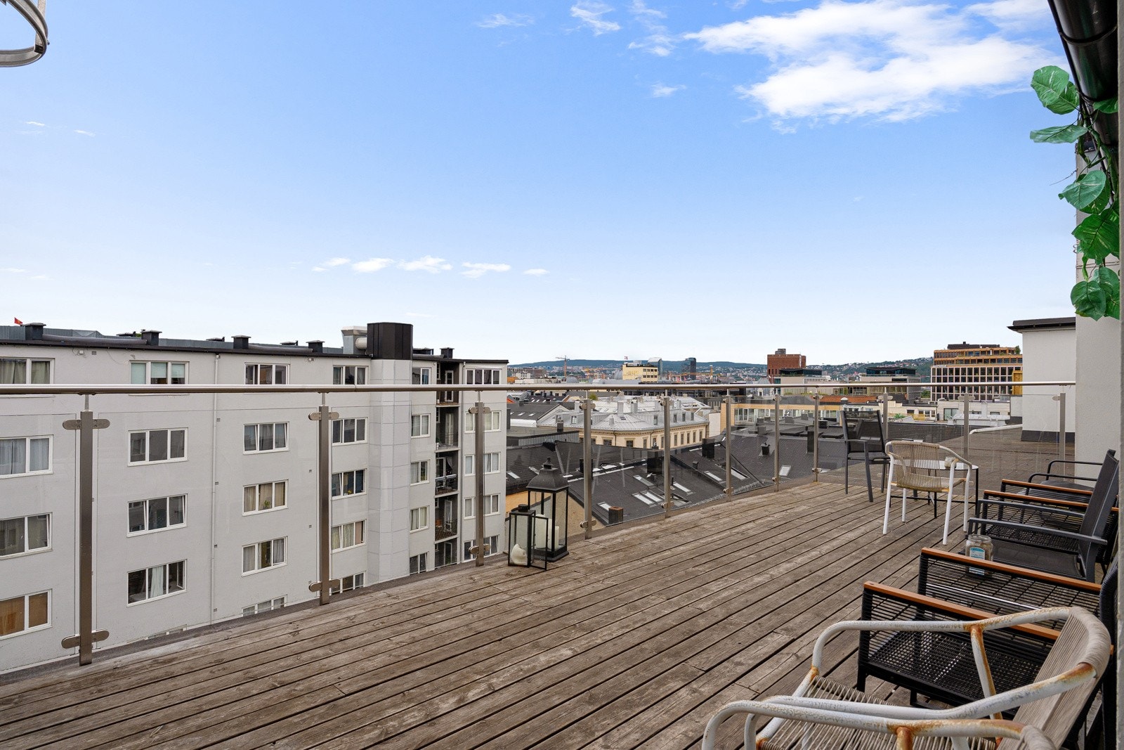 Felles takterrasse - herlig sted for sosiale sammenkomster! Galleribilde