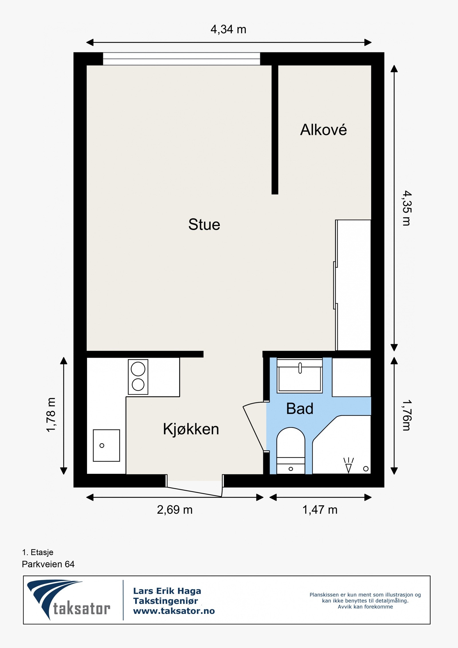 Plantegning - velkommen til visning! Galleribilde