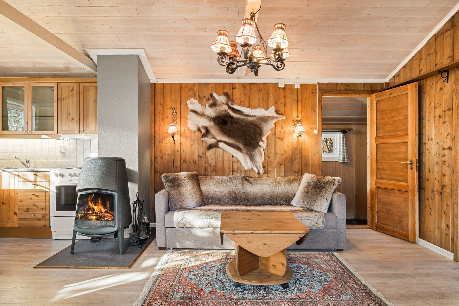 Størrelsen gjør det også mulig å samle familien til sosiale sammenkomster. Galleribilde