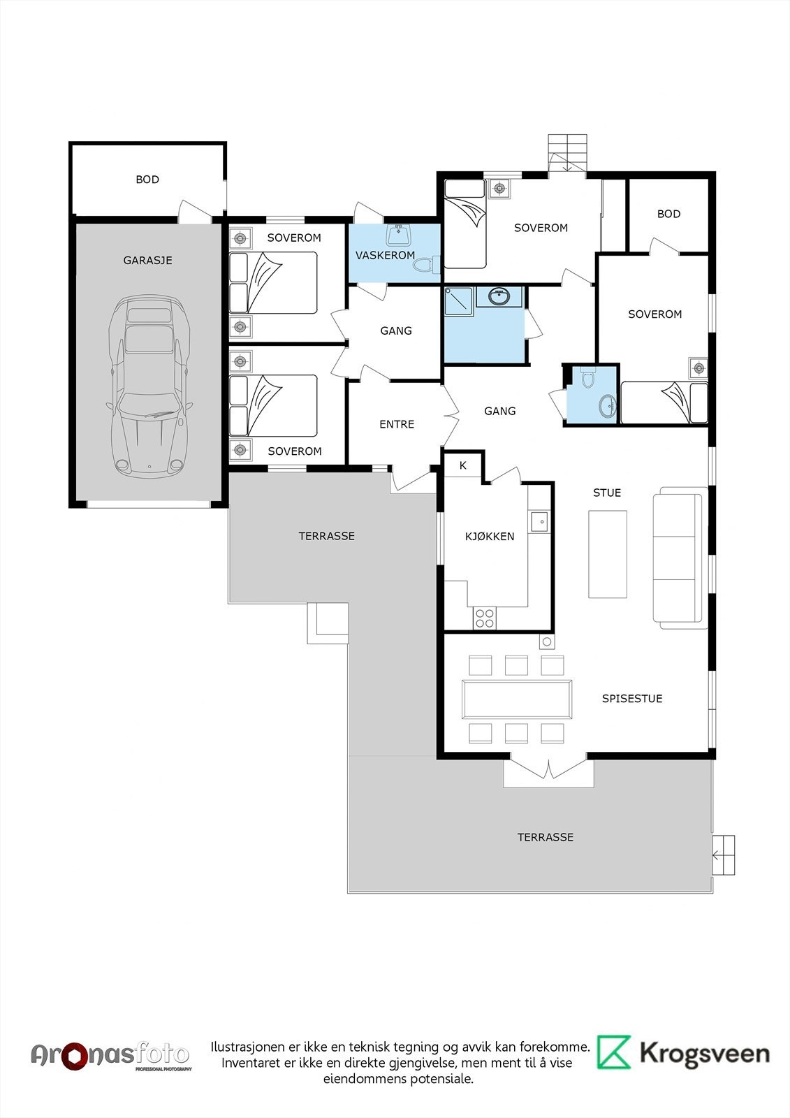 Plantegning Galleribilde