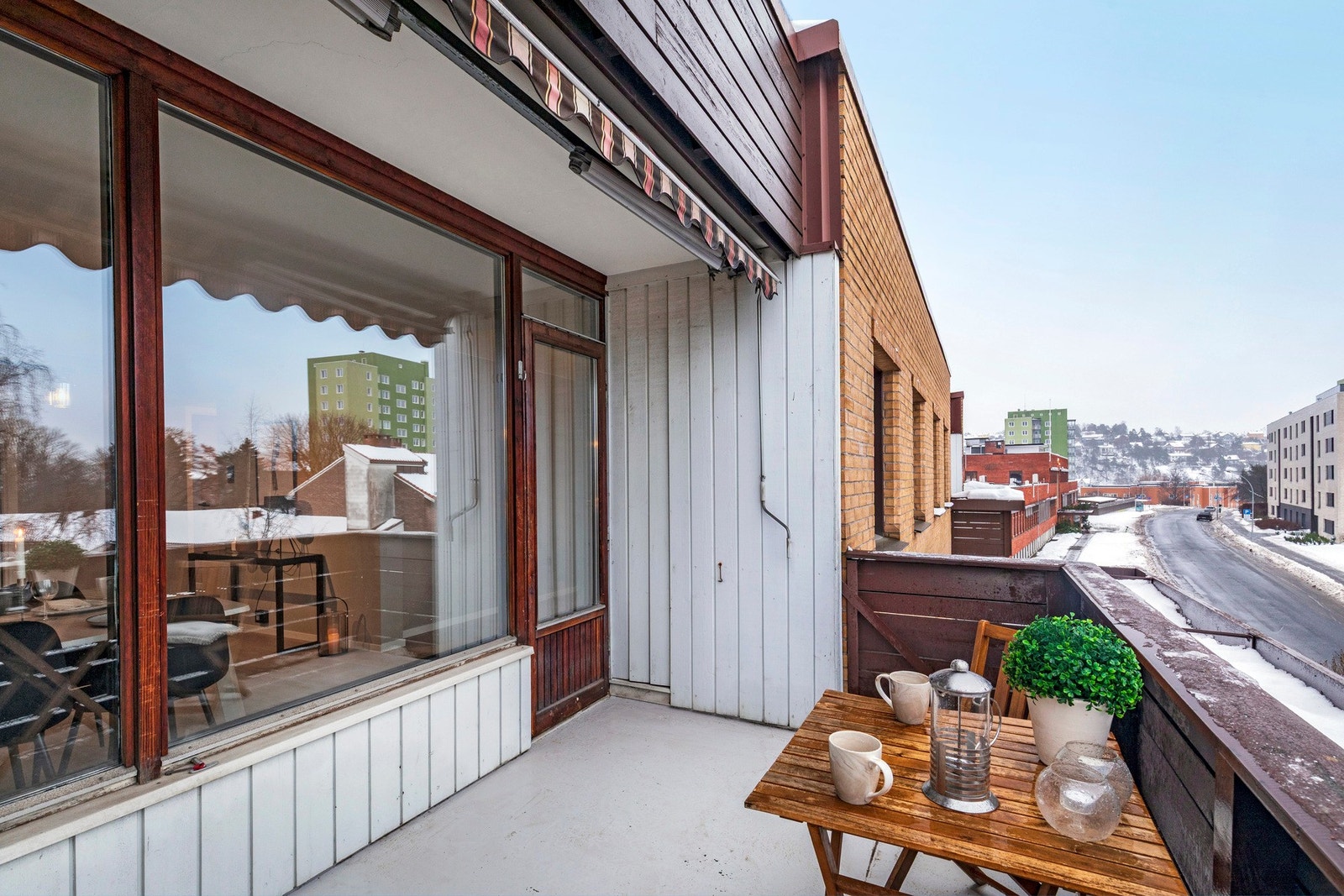 Balkongen blir en naturlig forlengelse av rommet. Galleribilde