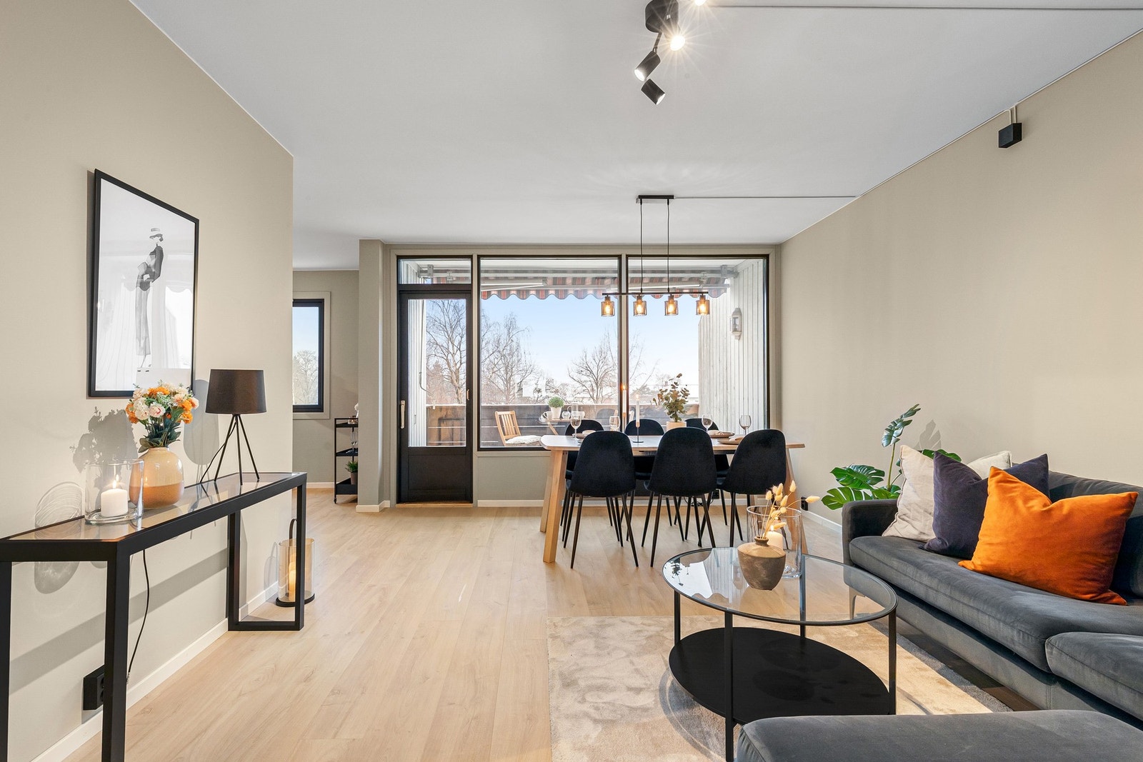 Nyoppusset (2025/2026) og gjennomført 4-roms toppleilighet med bl.a. solrik balkong og parkeringsplass. Foto: Hanne Bruland Galleribilde