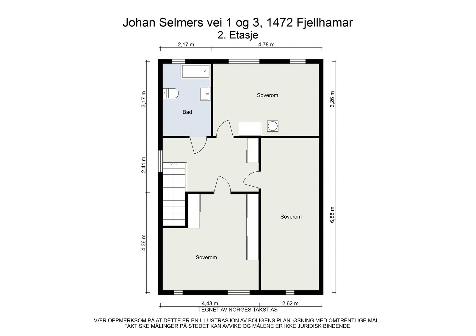Plantegning - 2. Etasje Galleribilde