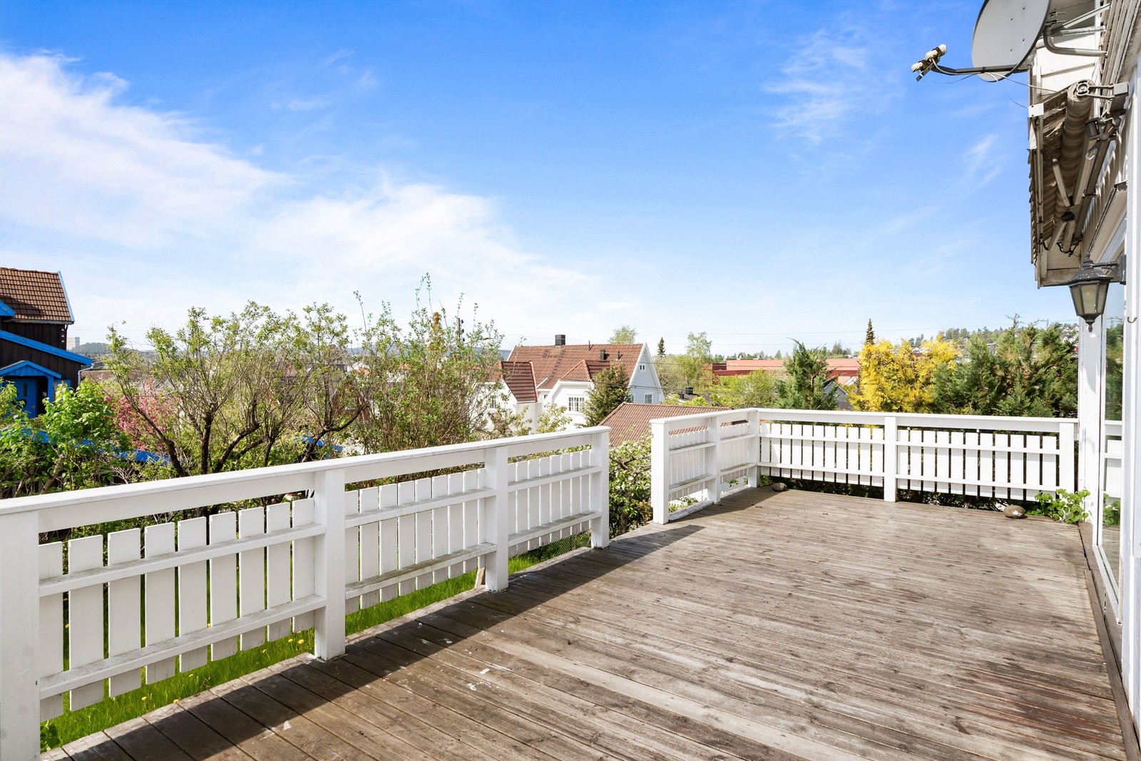 Flott utsikt og nydelige solforhold Galleribilde