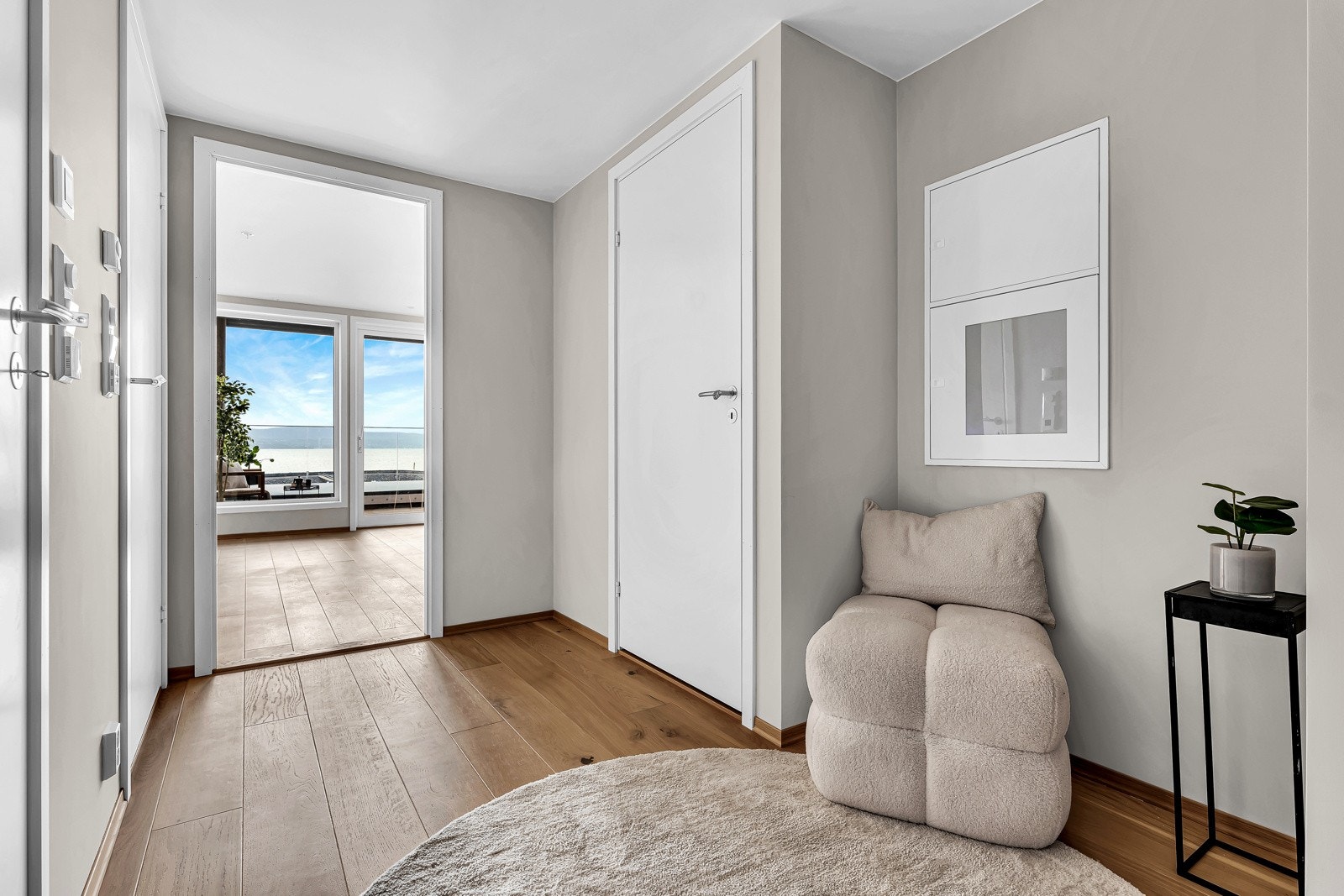 Allerede ved inngangen blir man fanget av den unike utsikten - et ekte blikkfang! Galleribilde