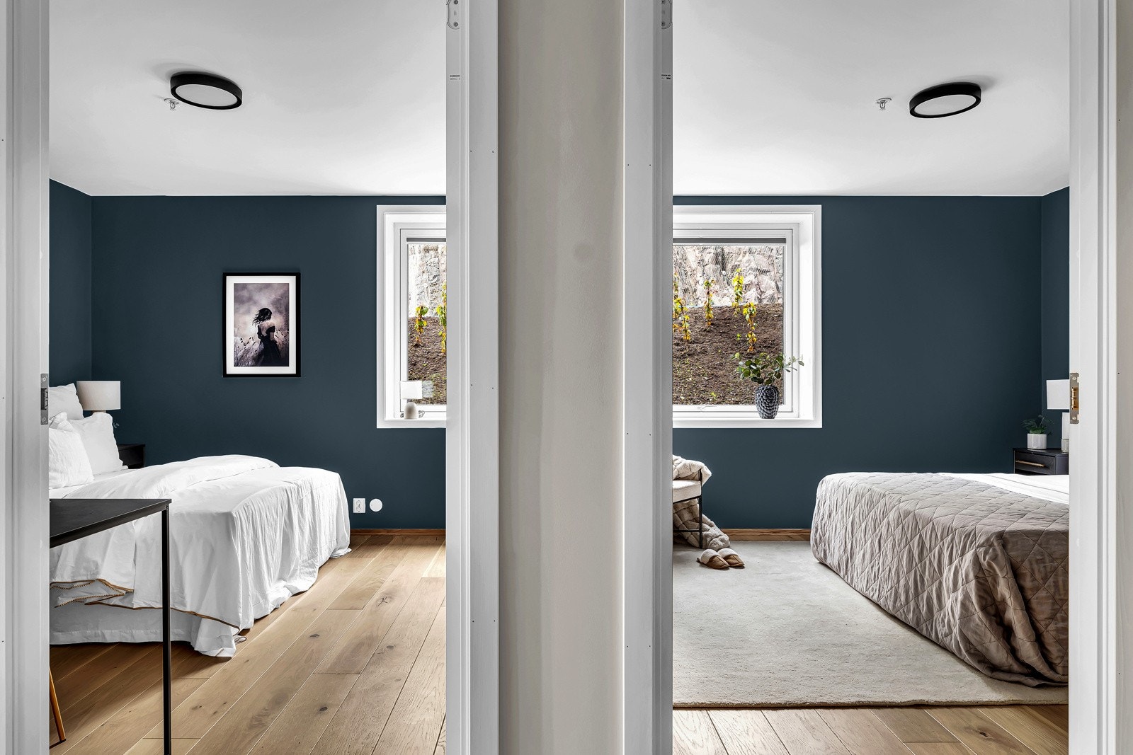 Begge soverommene er vendt mot en rolig og lite trafikkert vei - tilrettelagt for en god natts søvn! Galleribilde