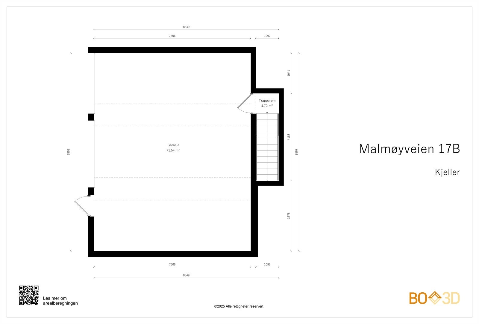Plantegning garasje Galleribilde