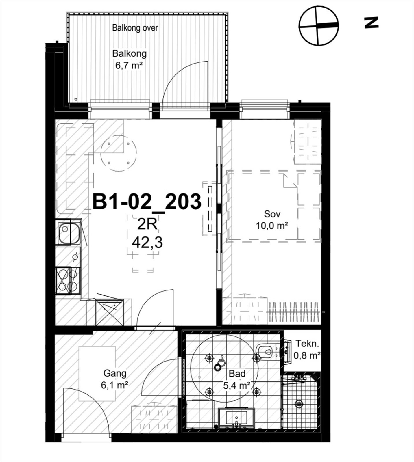 Planskisse Galleribilde